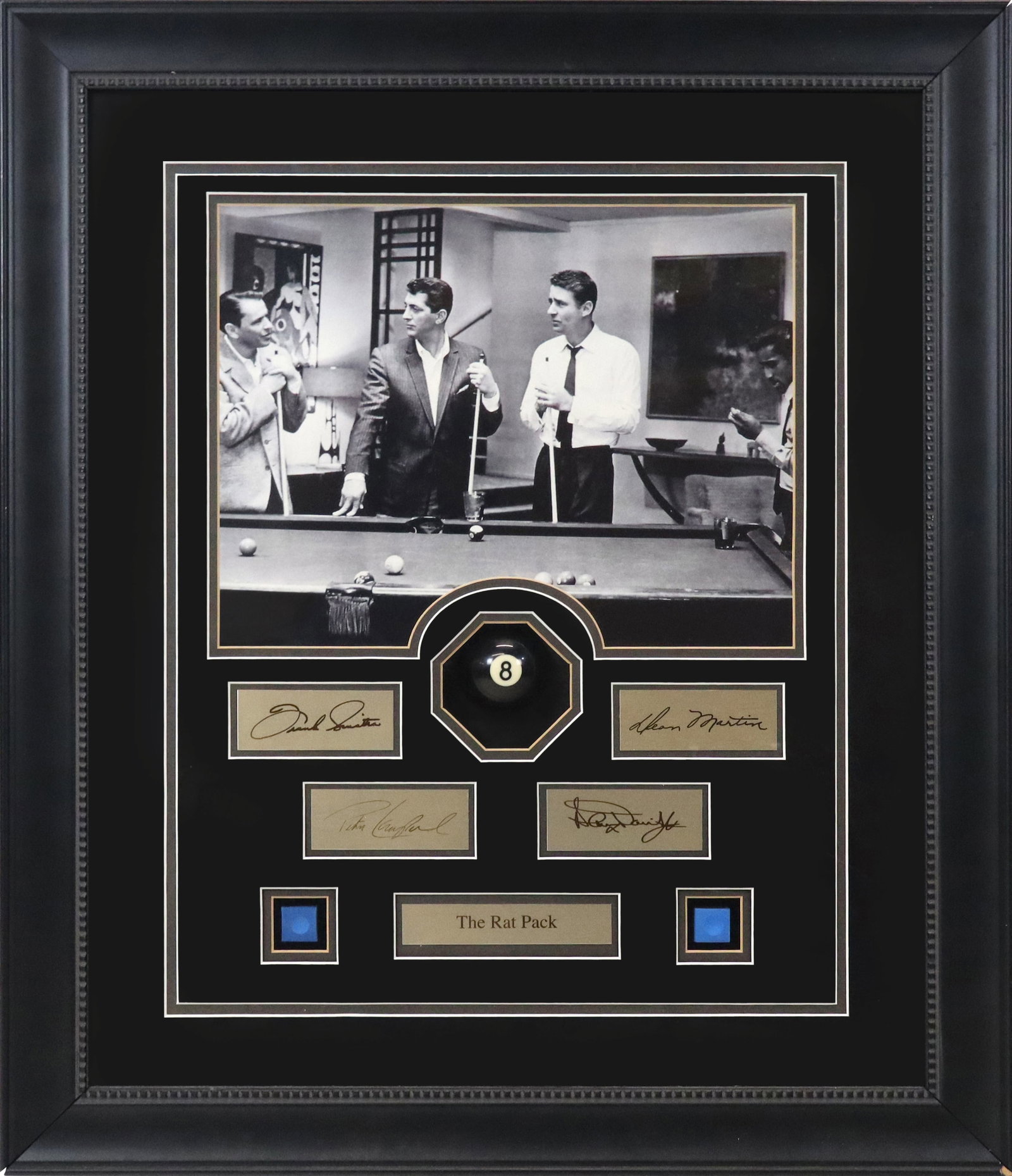 The "Rat Pack" Framed Fan Ephemera (1 of 18)