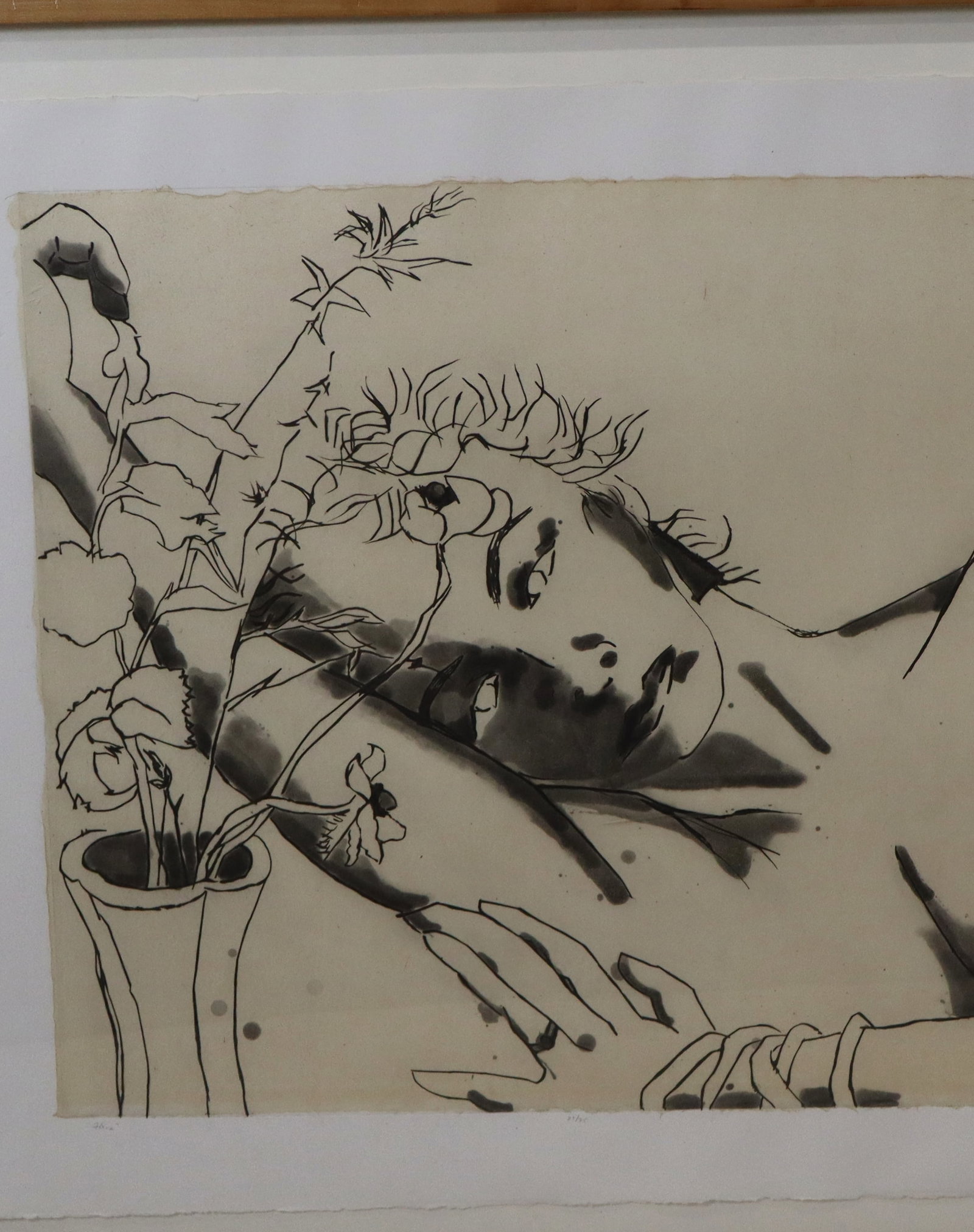 Robert KUSHNER Lithograph - "Flora" - 16