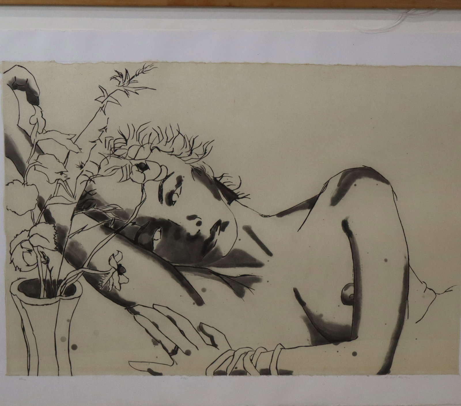 Robert KUSHNER Lithograph - "Flora" - 9