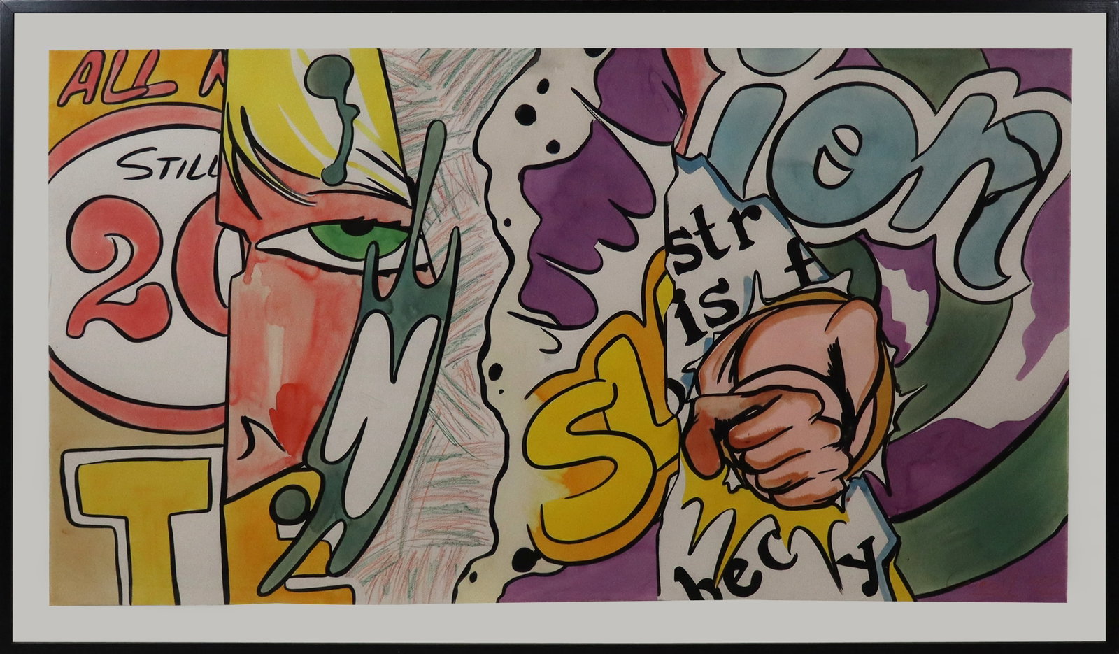 CRASH (John MATOS), Watercolor Graffiti Art (1 of 16)