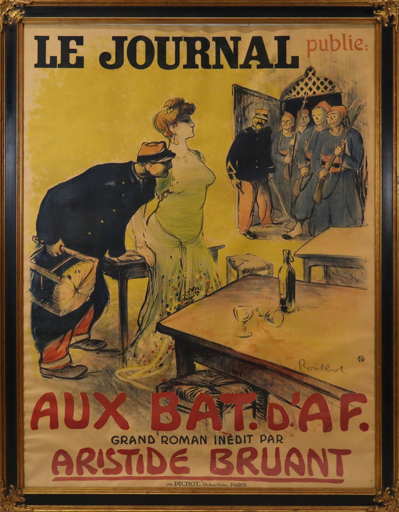 Francisque POULBOT Large Poster - "Le Journal" (1 of 16)