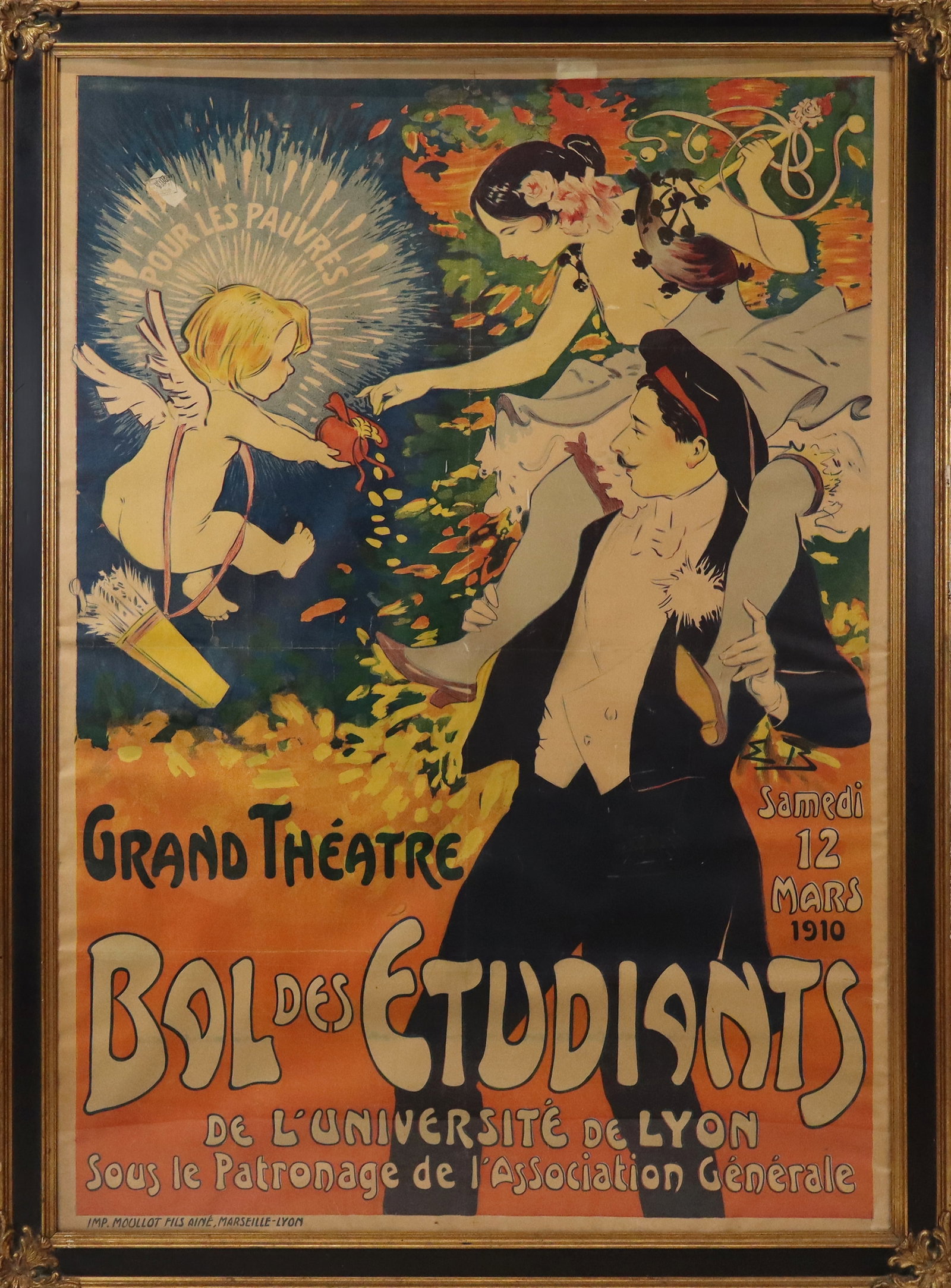 "Bal des Etudiants" Vintage Large Poster (1 of 14)