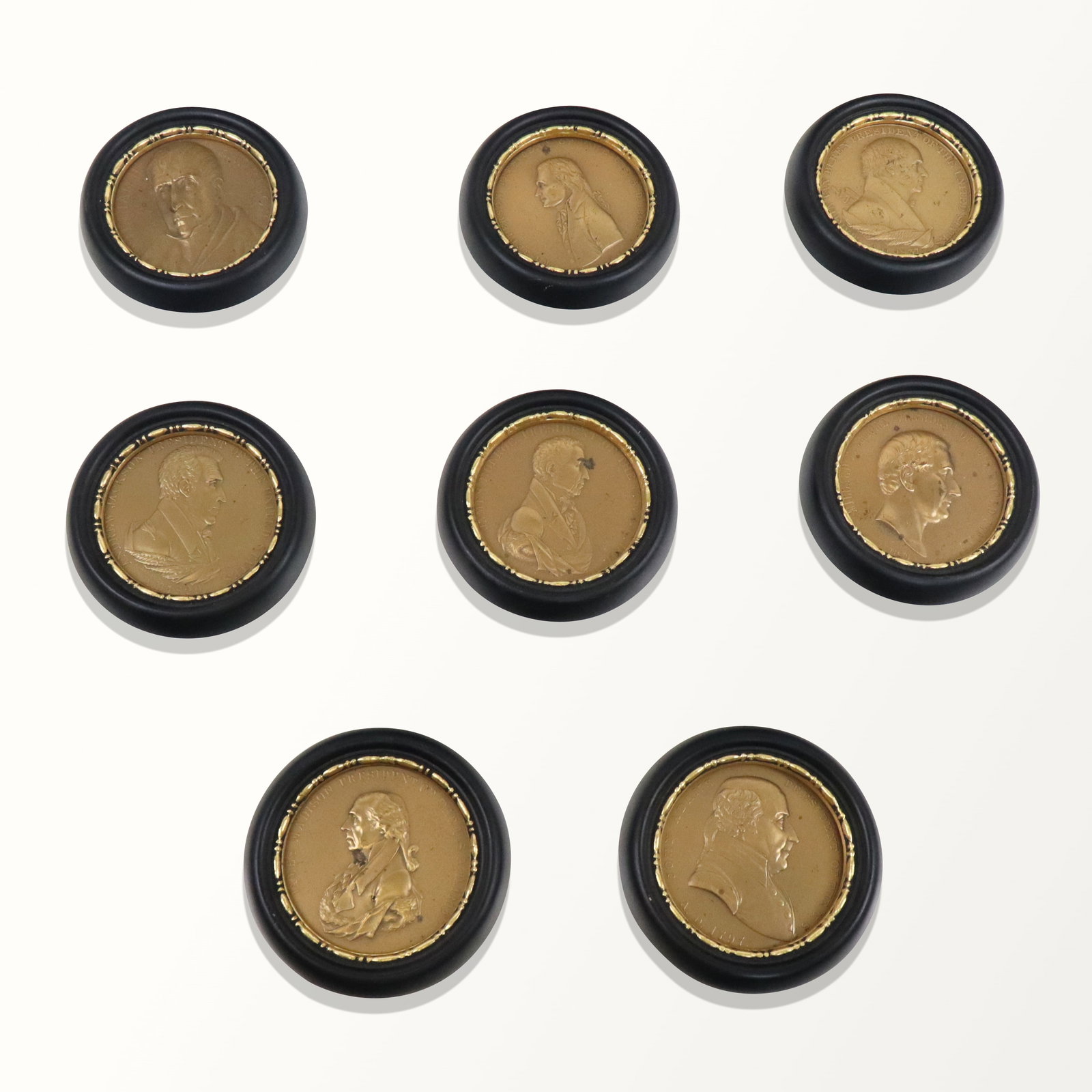 Group of 8 Bronze U.S. Indian Peace Medals (1 of 12)