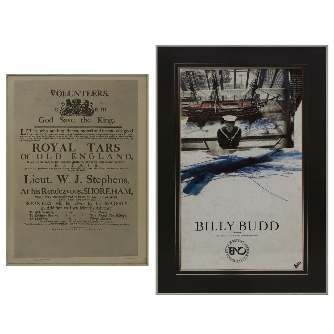 Three Framed Naval / Maritime Posters (1 of 13)