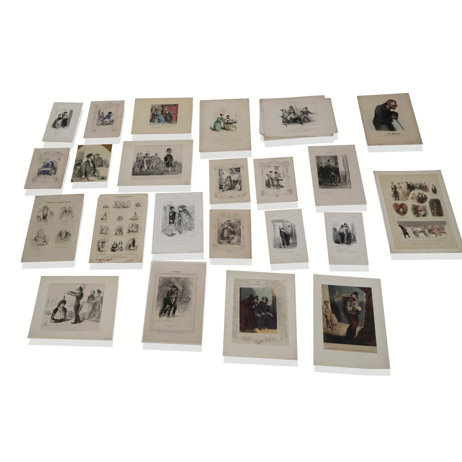 Assorted Artists, French Caricature Prints (1 of 11)