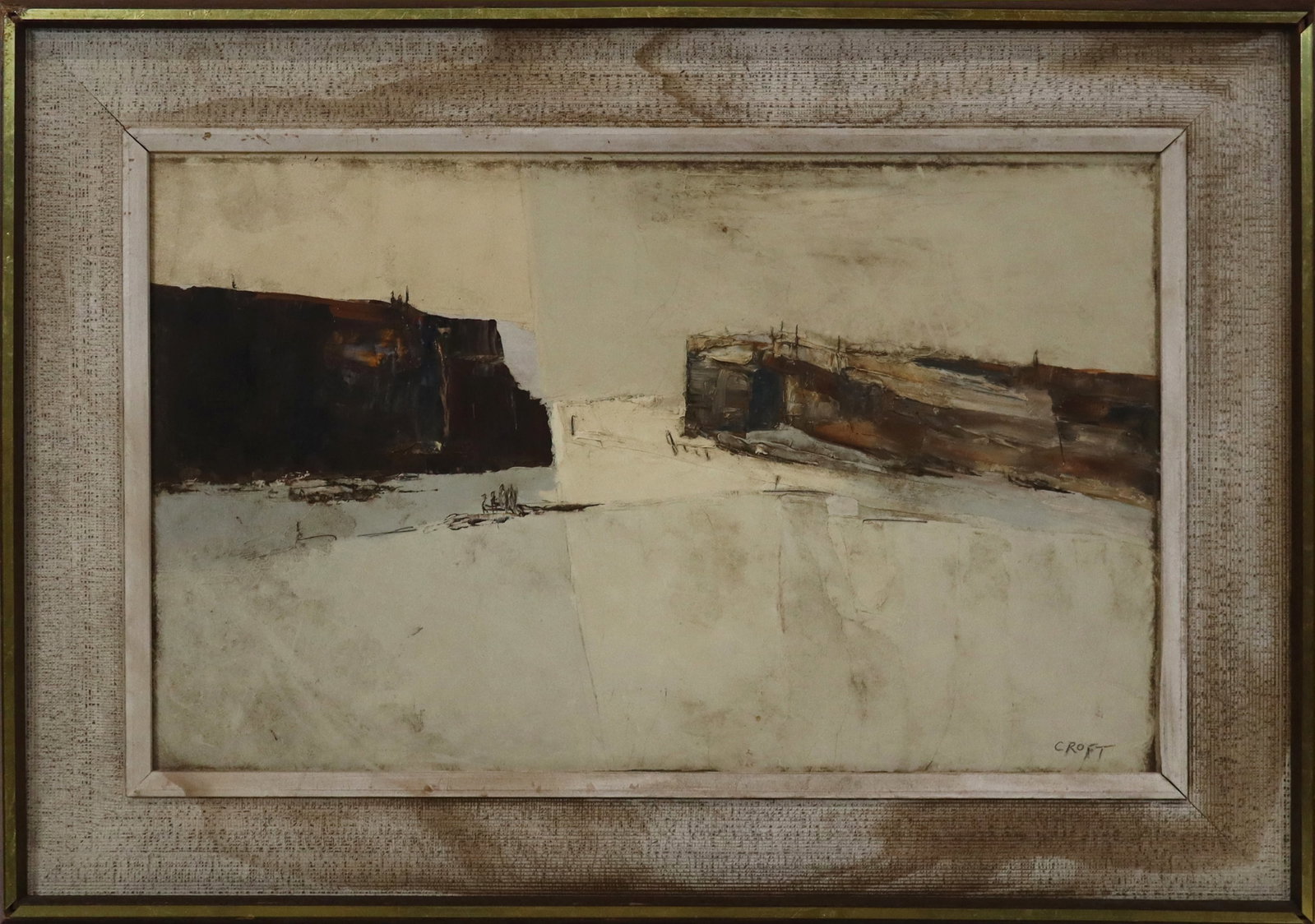 Lewis CROFT Oil on Panel Abstract Composition (1 of 11)