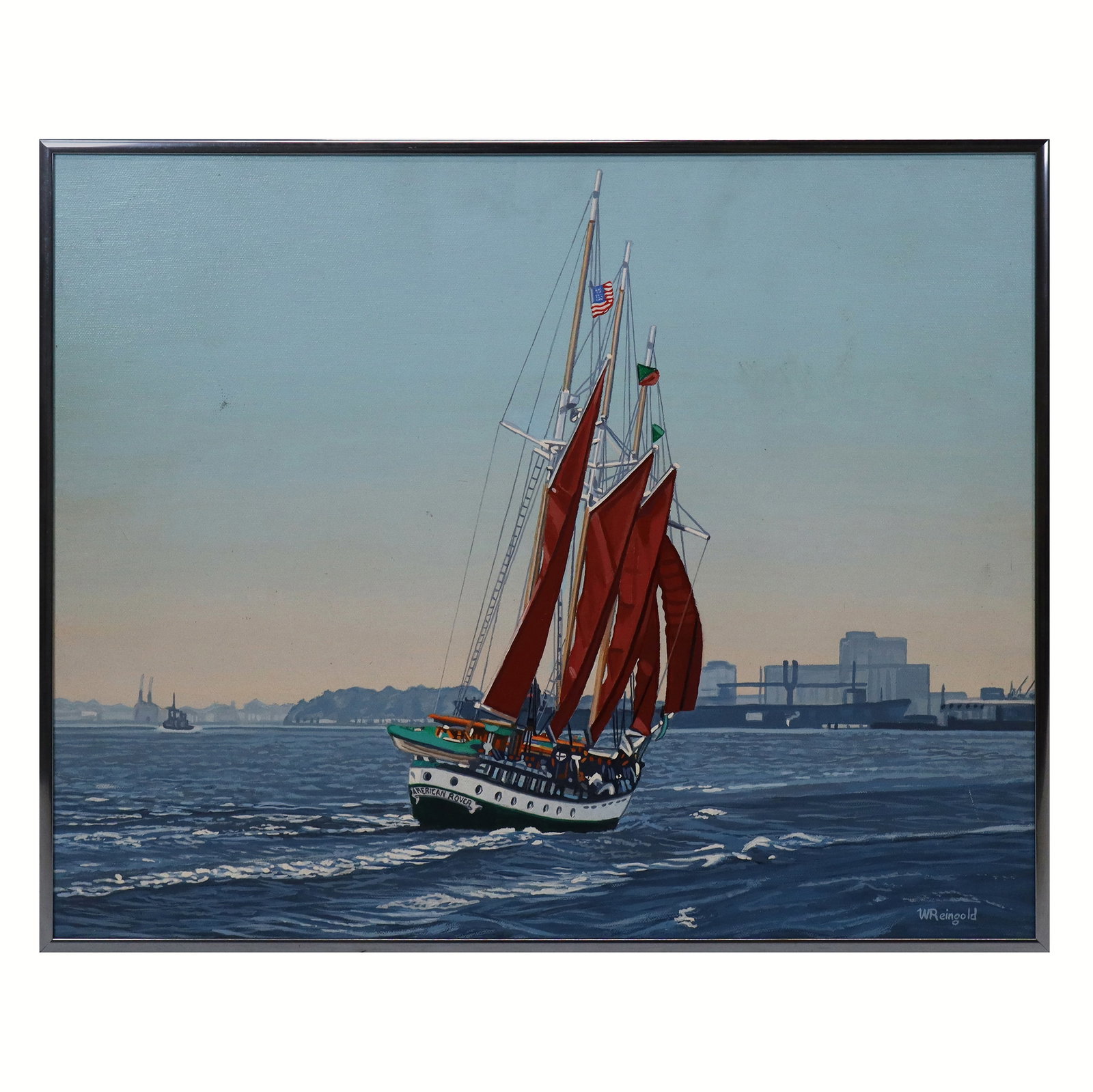 William REINGOLD American Rover, Acrylic on Canvas (1 of 8)