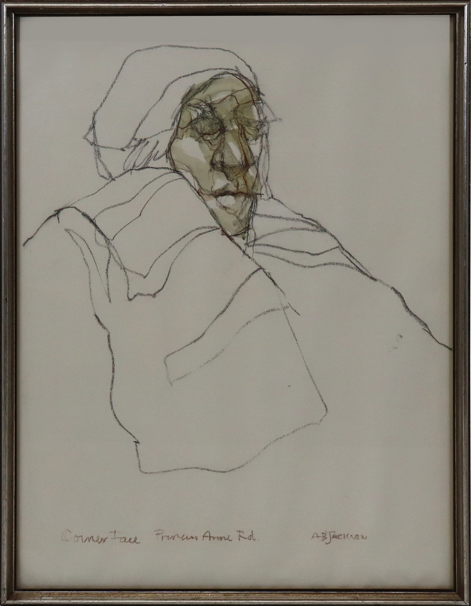 A. B. JACKSON "Corner Face" Mixed Media (1 of 10)
