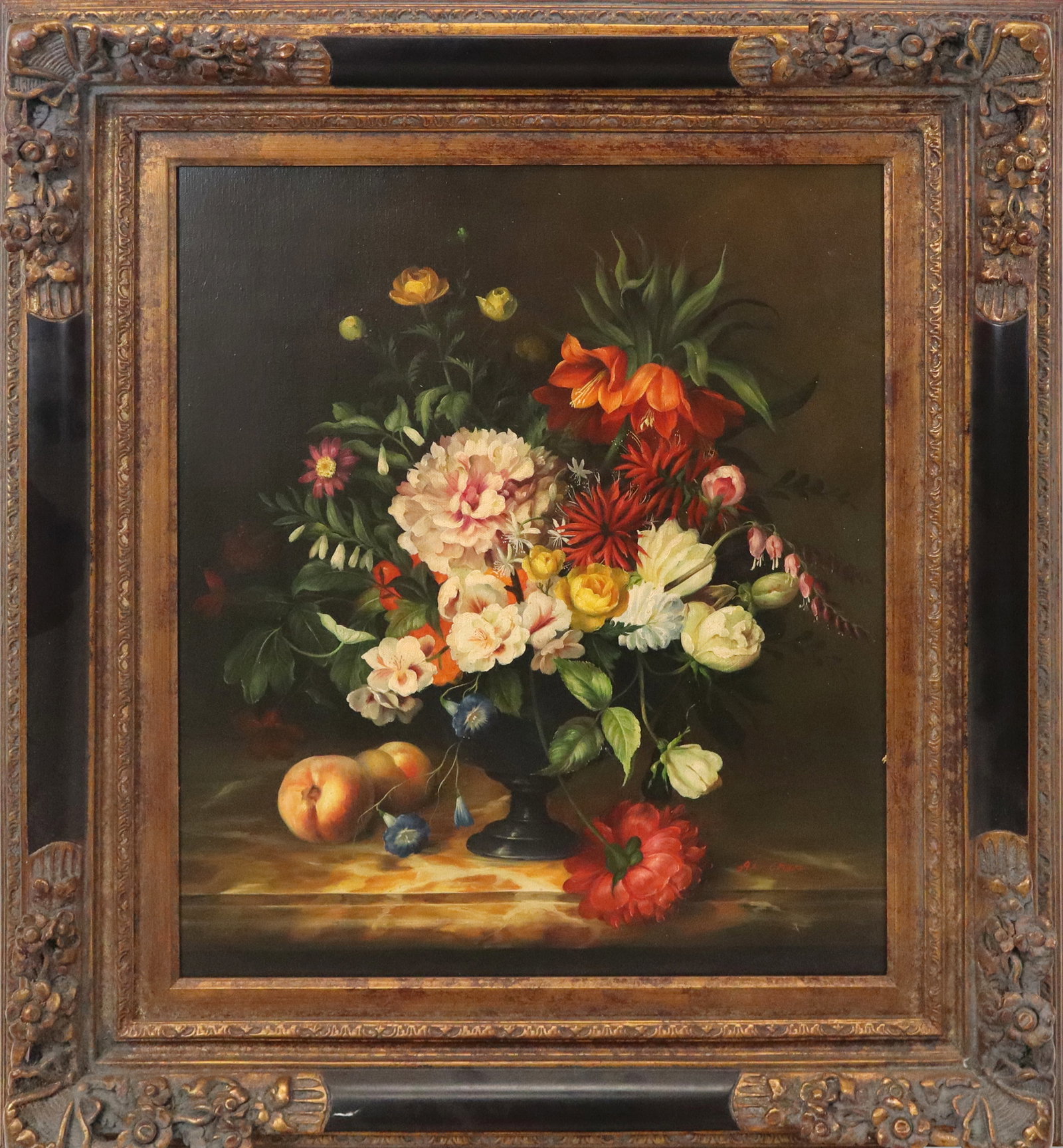 20th C. Oil Reproduction, Dutch Style Still Life (1 of 15)