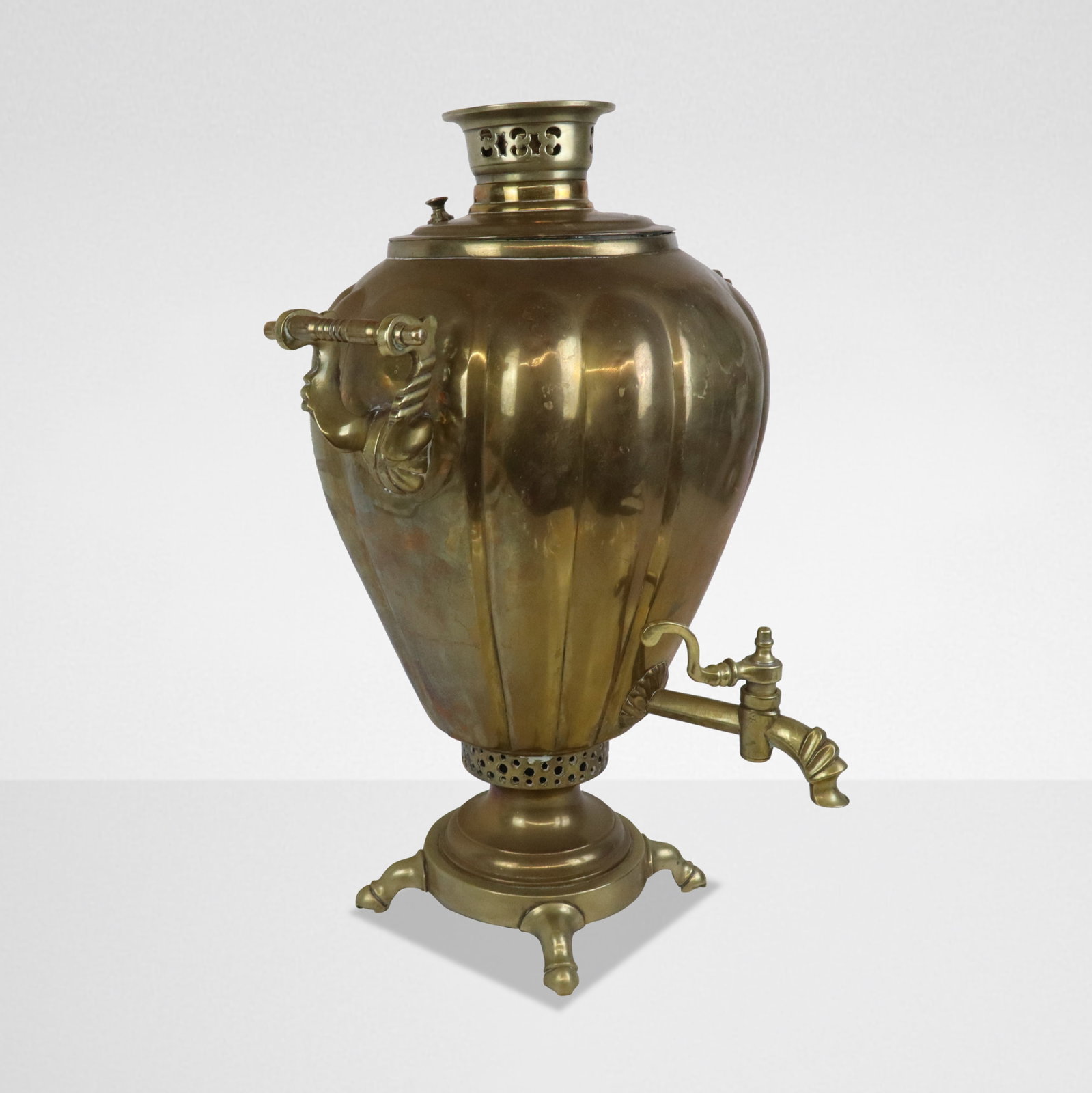 Batashev Antique Brass & Metal Samovar (1 of 13)
