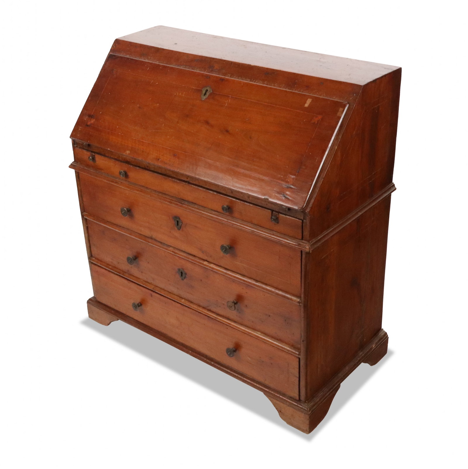 Mahogany Drop Front Desk (1 of 19)