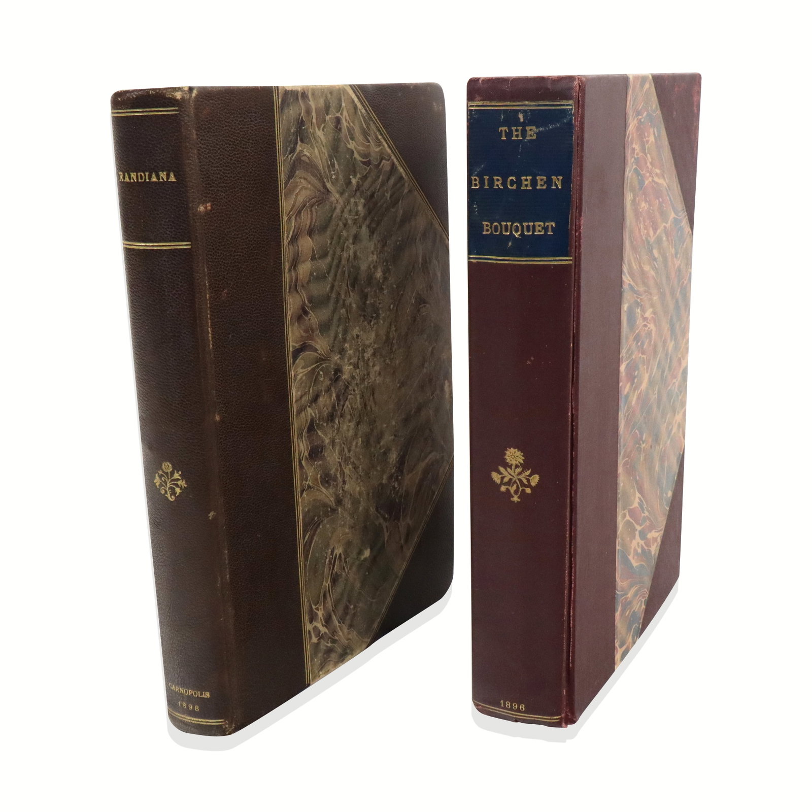 Two Leatherbound Volumes - Erotica (1 of 13)