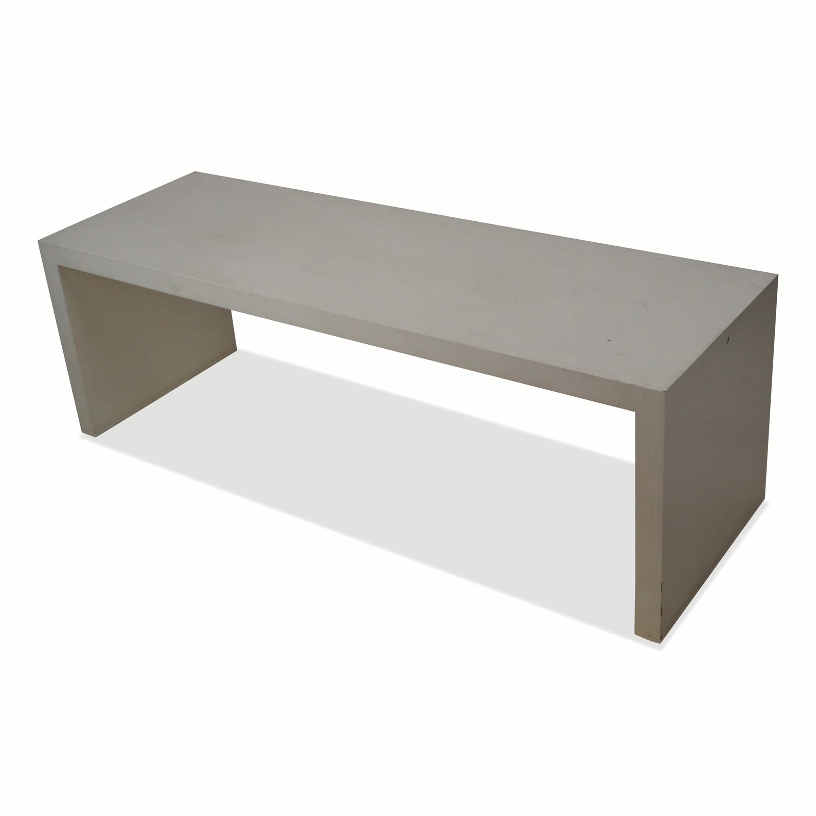 Modern White Low Console Table (1 of 10)