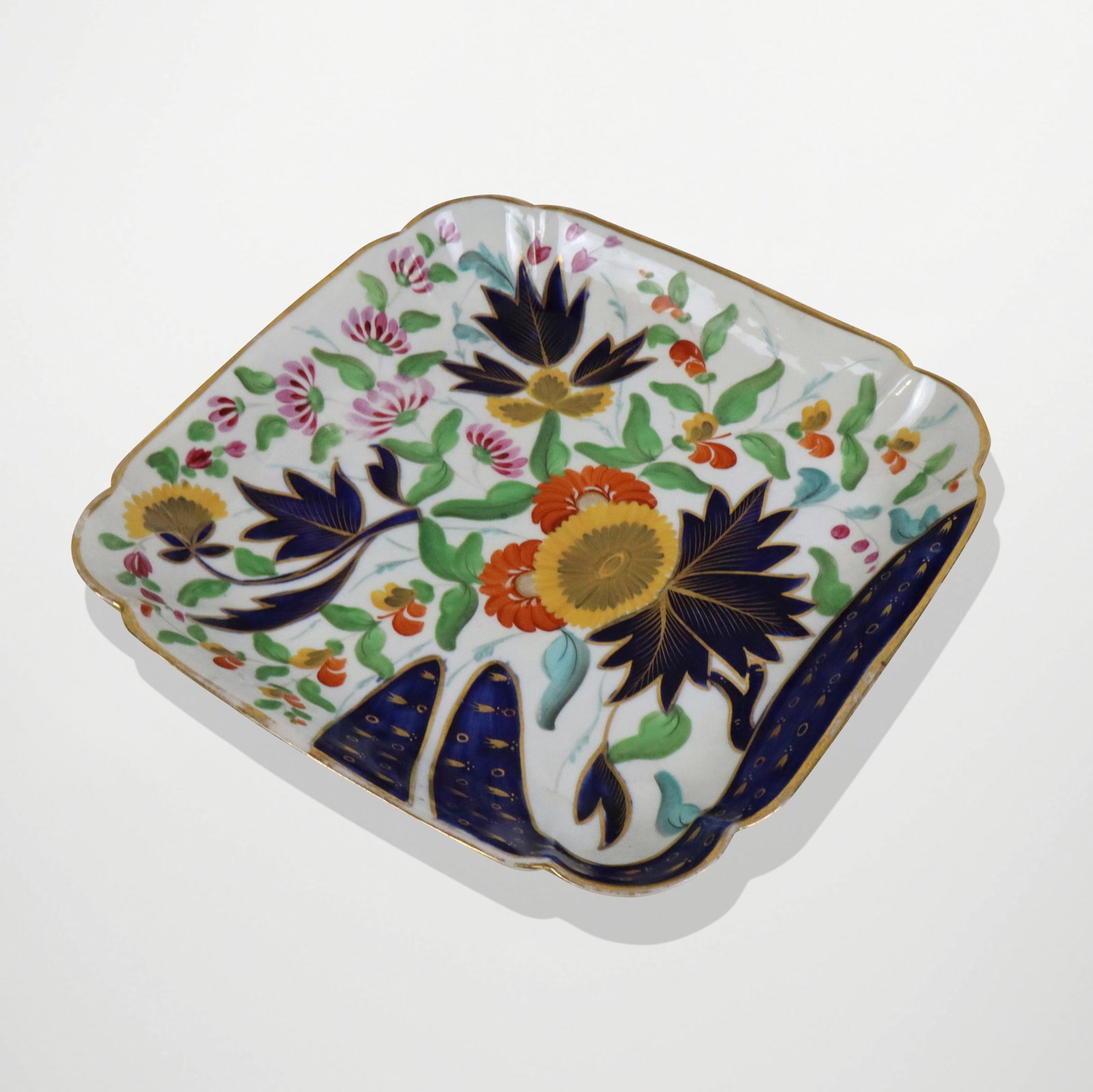 Ironstone Imari Influenced Shallow Dish (1 of 8)