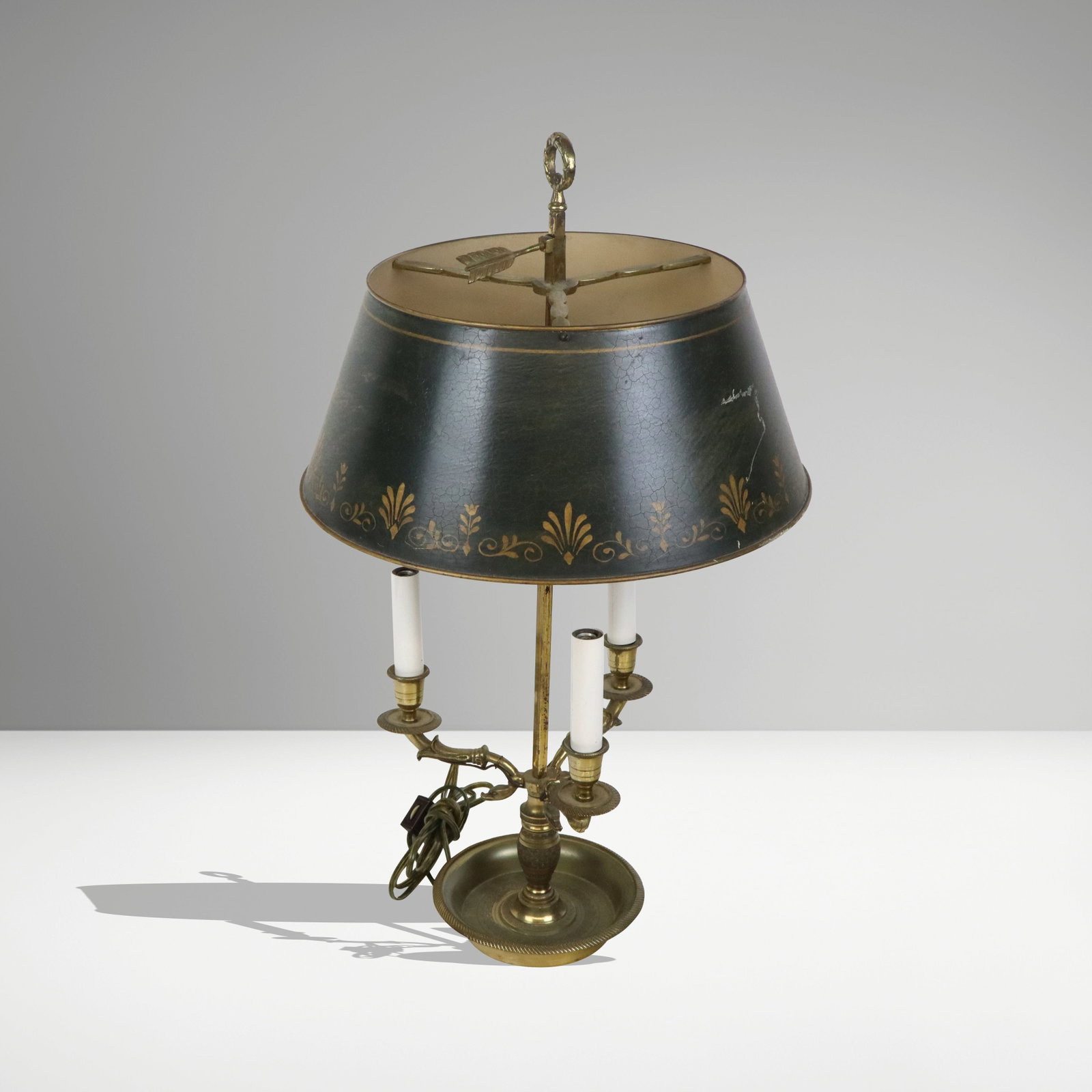Tole Painted Bouillotte Lamp (1 of 8)