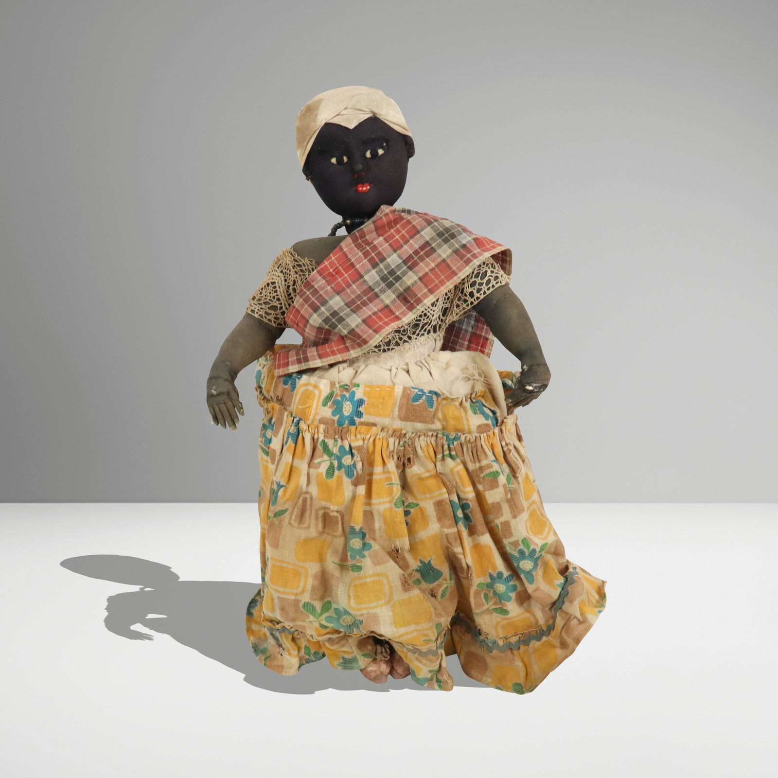 Black Americana Folk Art Rag Doll (1 of 11)