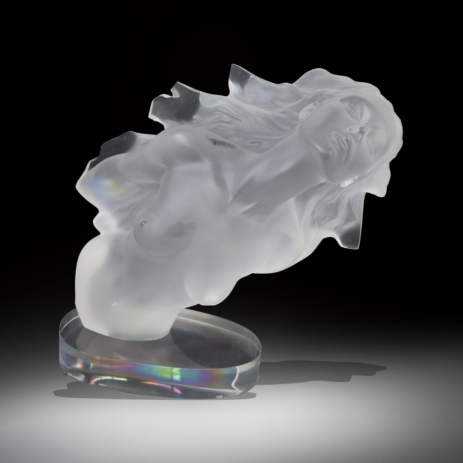Frederick HART "Firebird" Acrylic Sculpture: Frederick Hart (American, 1943-1999) "Firebird" acrylic sculpture, 1987, edition 47/60, signed Hart to lower right with initals F.H., date, and edition, on an affixed base. [15.5" H x 18" W x 8" D]. C