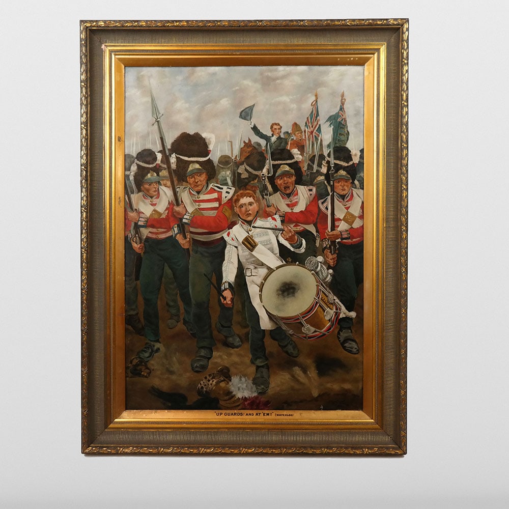 William BARNES WOLLEN "Up Guards..." Oil on Canvas (1 of 20)