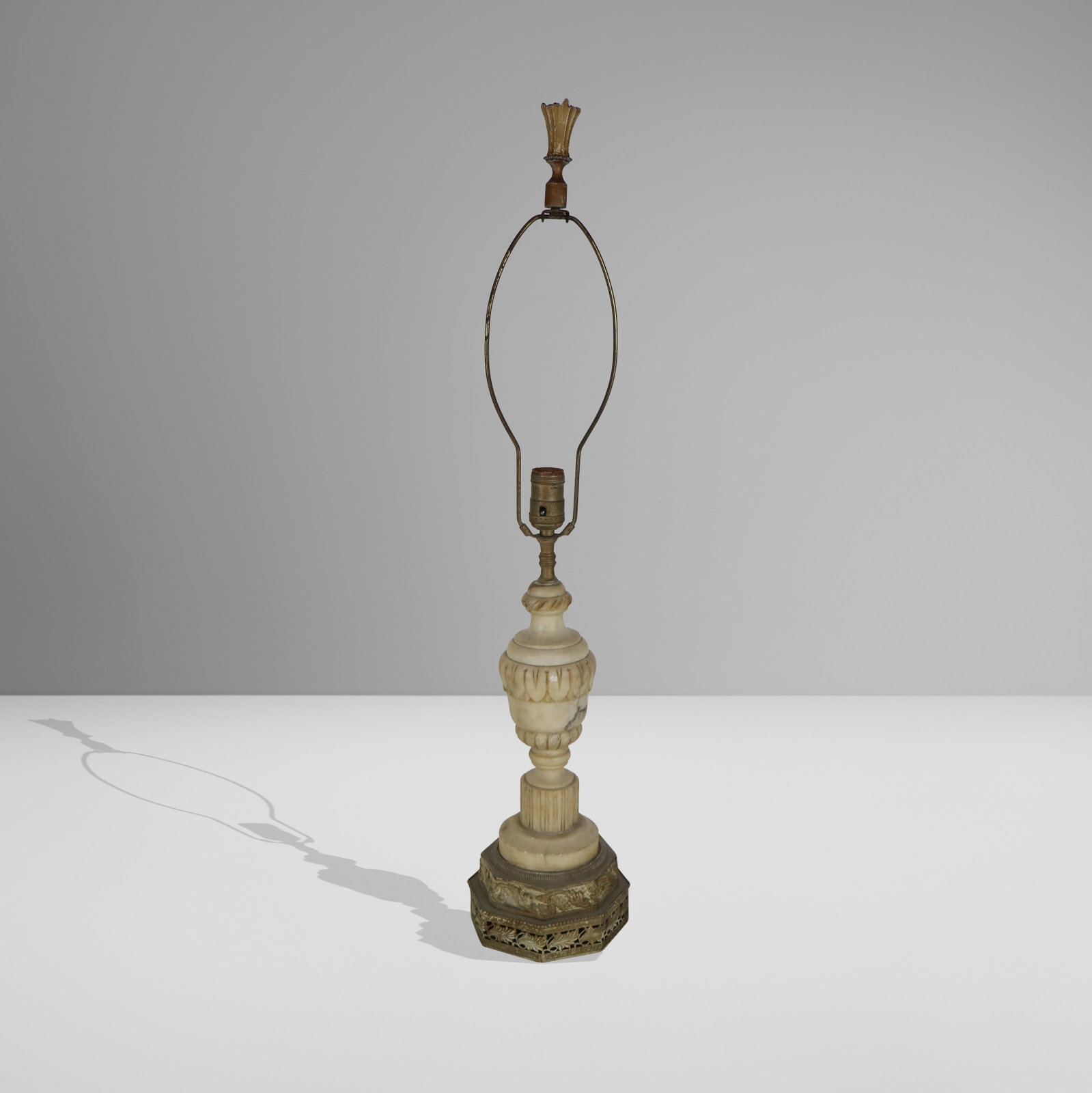 Carved Marble Urn-Form Lamp (1 of 12)