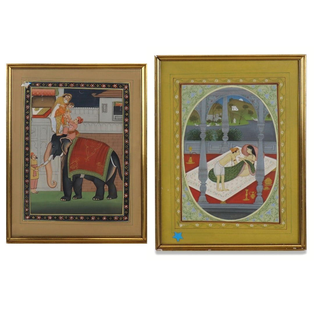 Indian Garhwal & Ragamala Paintings, 2 (1 of 13)