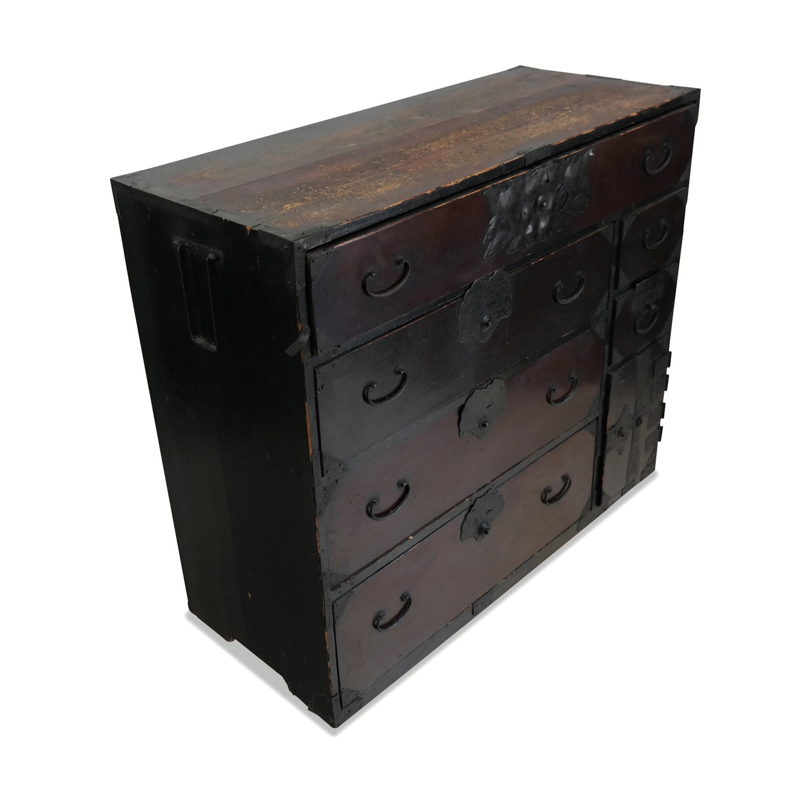 Japanese Metal Mounted Tansu Chest (1 of 12)