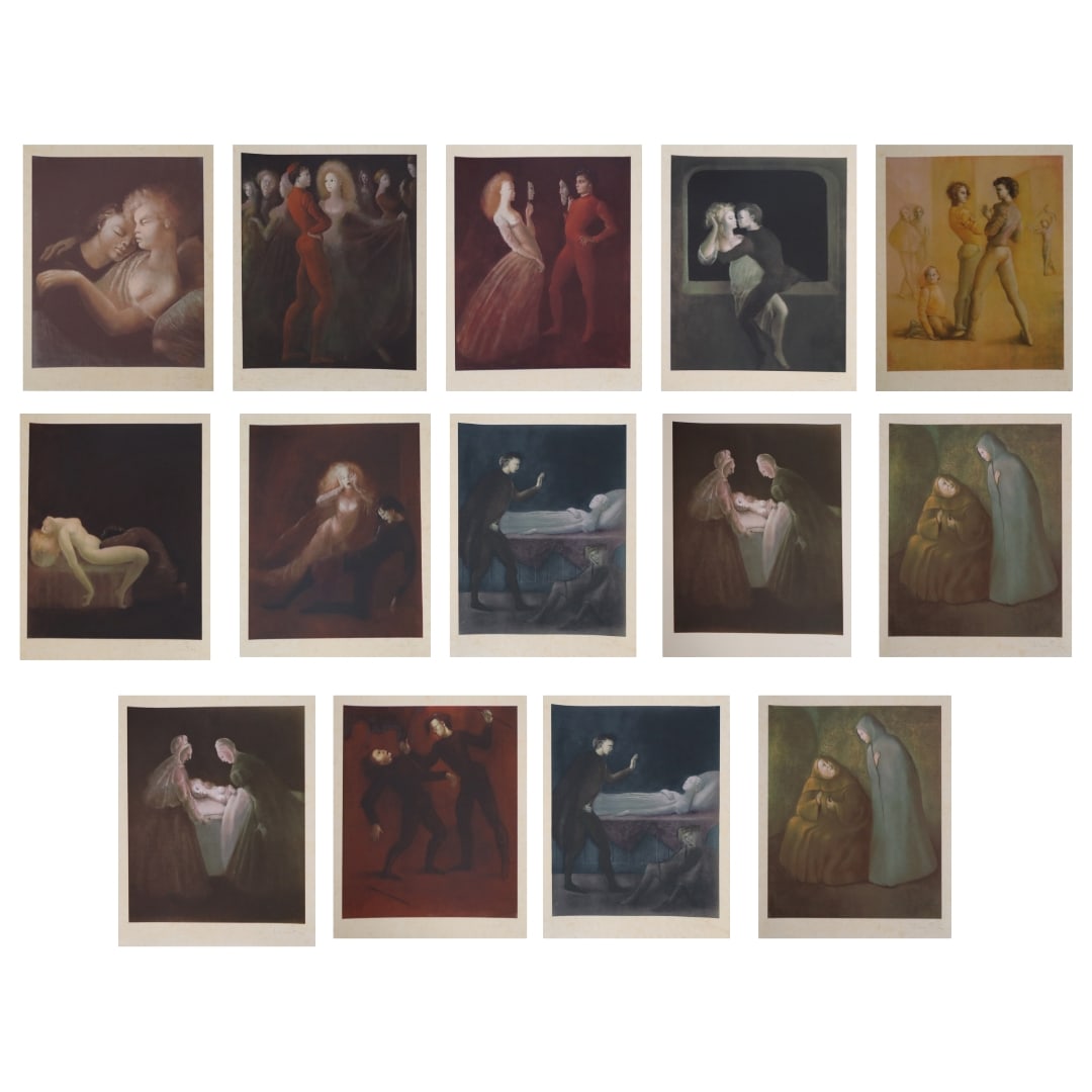 Leonor FINI Romeo et Juliet, Nacre & Arches Paper (1 of 20)