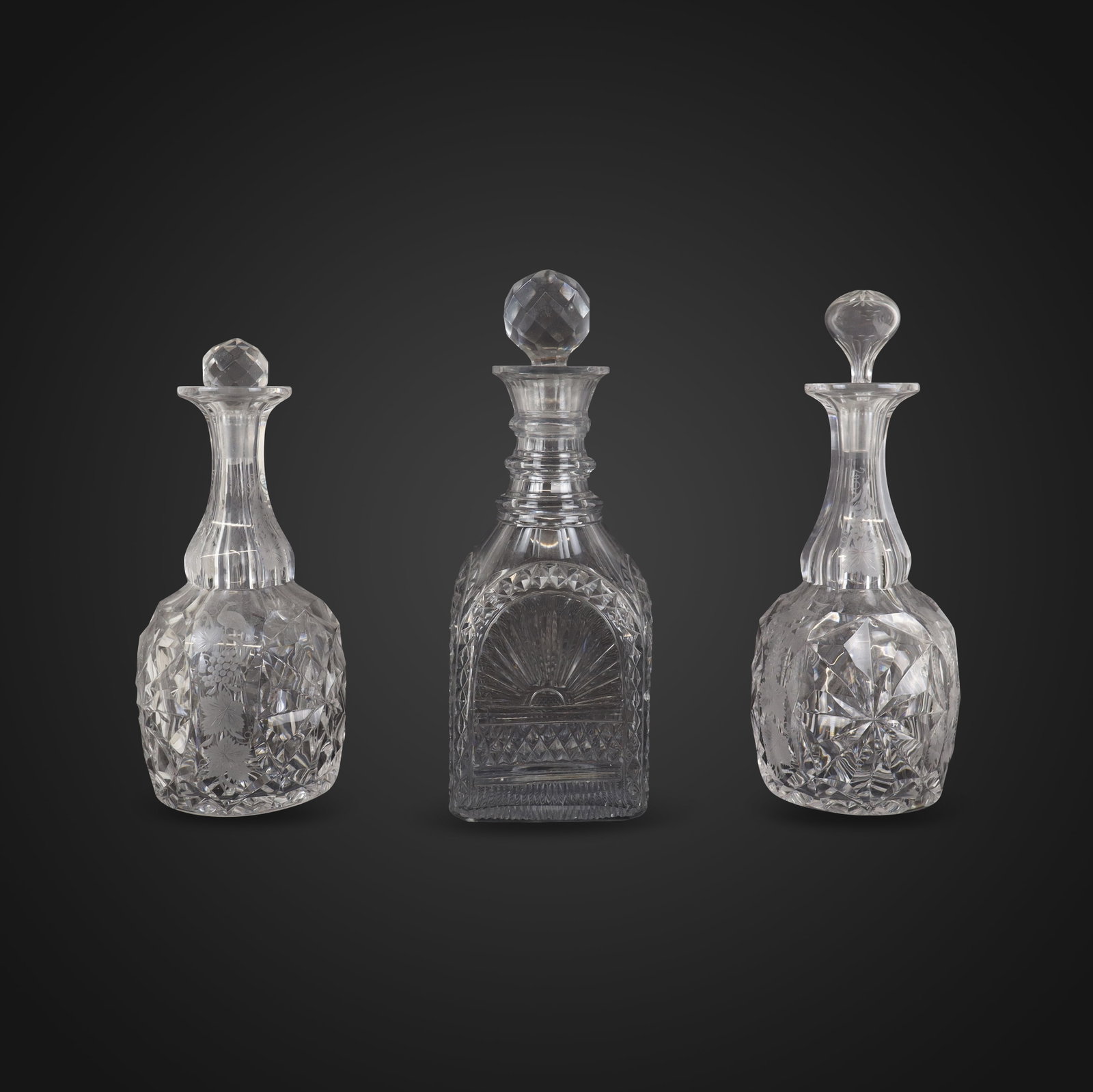 Pair and Another Crystal Decanters (1 of 13)