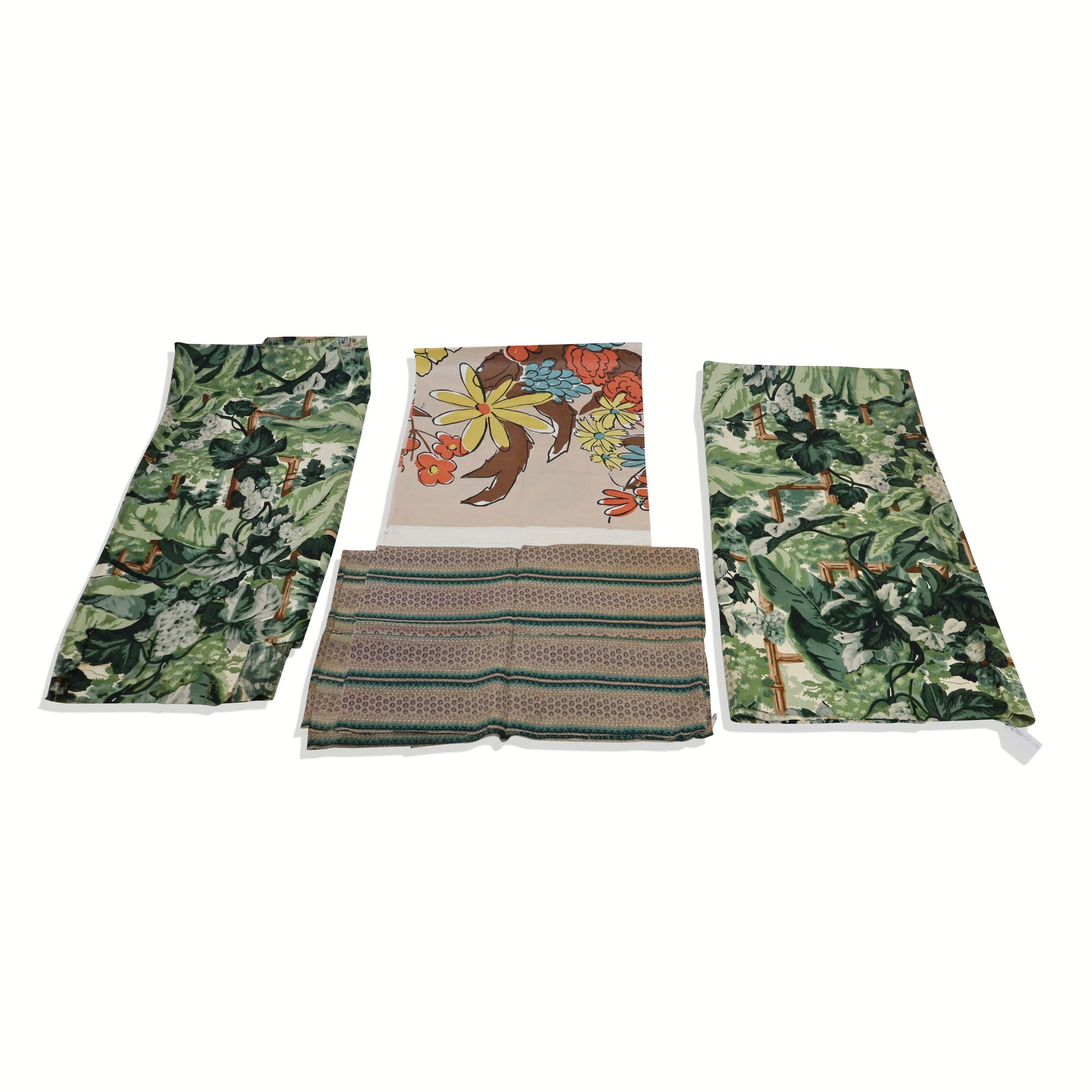 Group of Mid-Century Printed Cottons (1 of 8)
