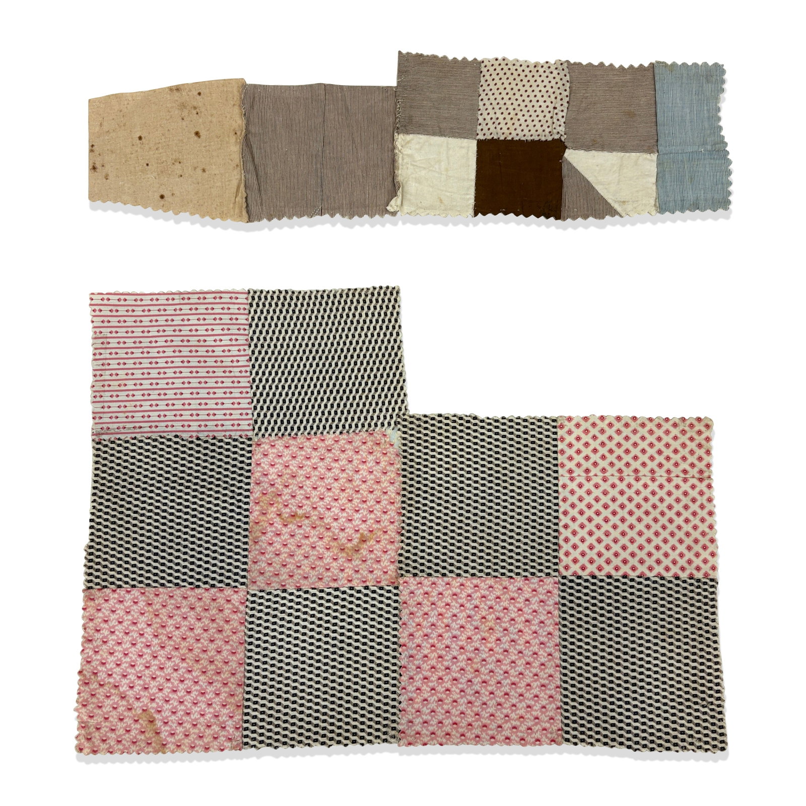 American Silk Patchwork Fragments - 11