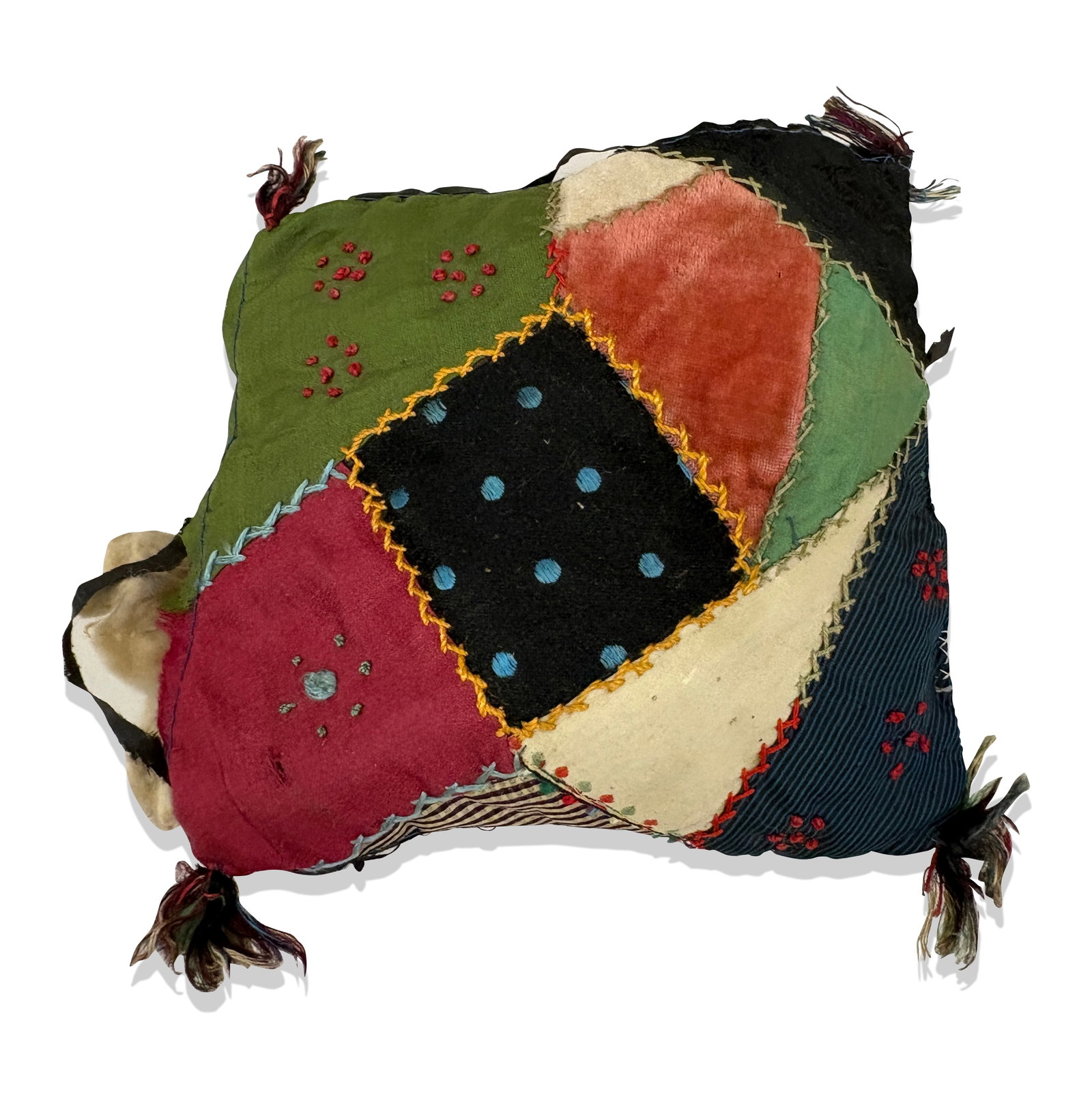 American Silk Patchwork Fragments - 14