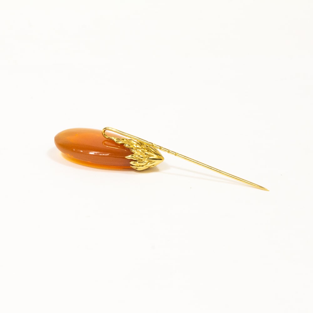 Fire Opal & Gold Stick Pin (1 of 12)