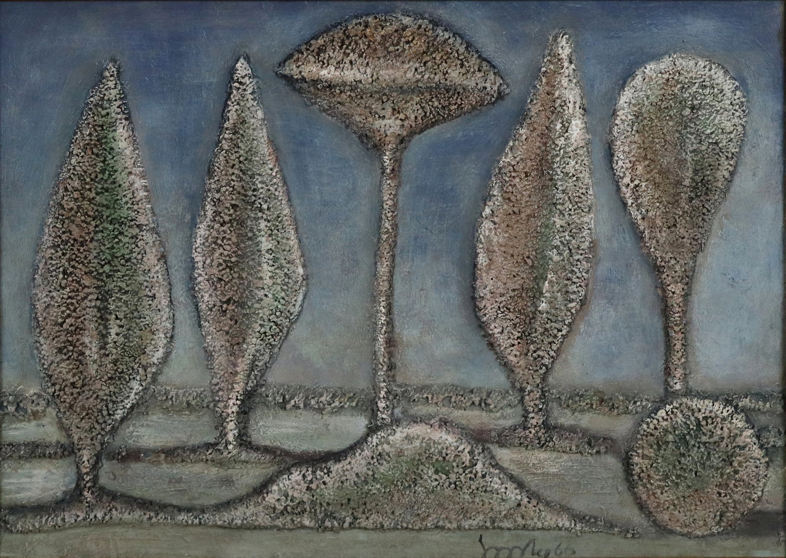 After Ulo SOOSTER Abstract Landscape - 2