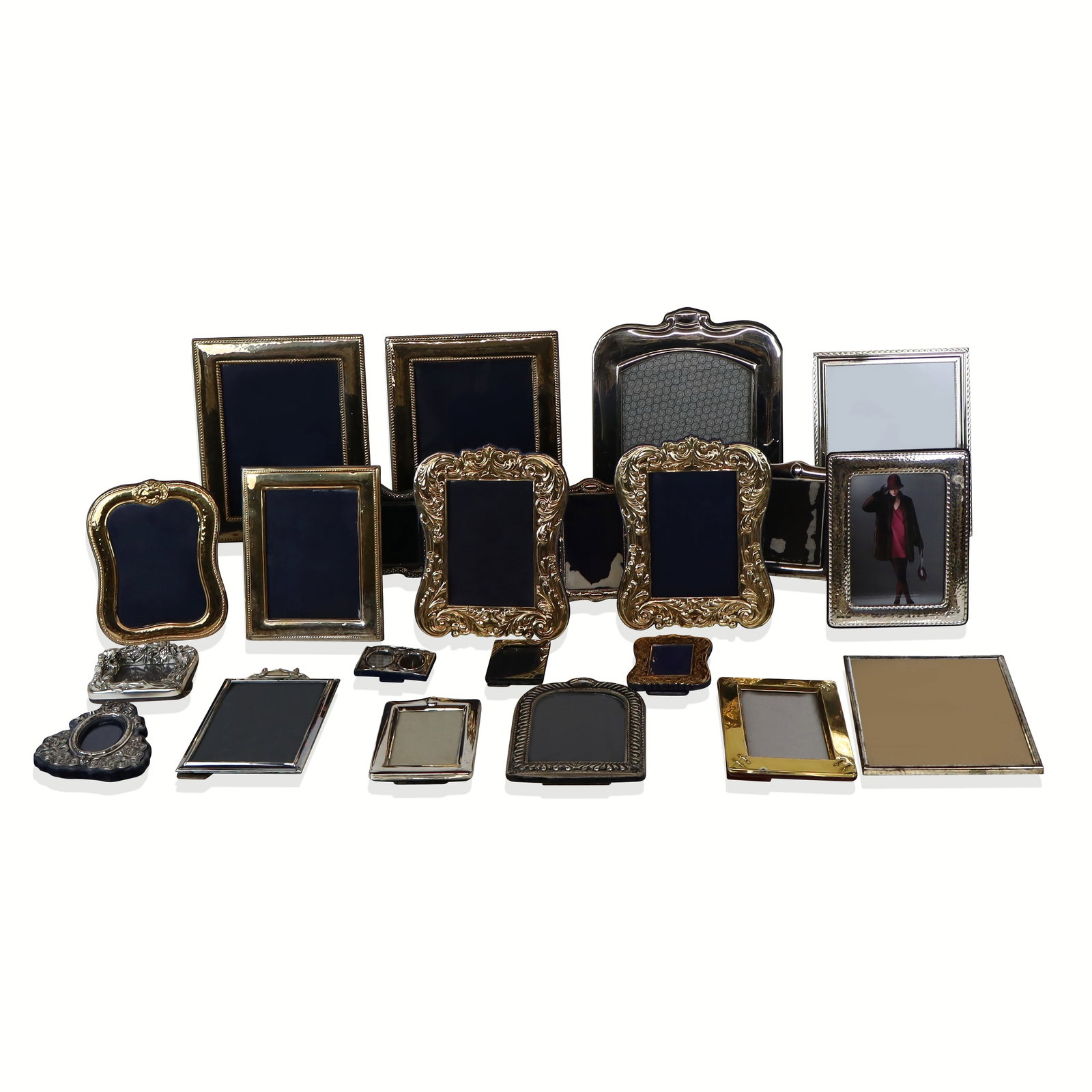 Group of Sterling Silver & Metal Picture Frames, 1 (1 of 13)