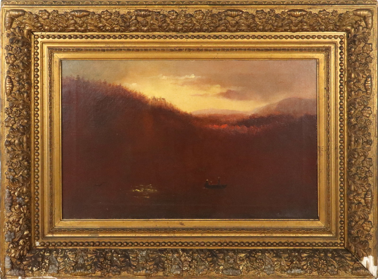 Edward A. KRAMER "Catskill Twilight" 1888, O/C (1 of 12)