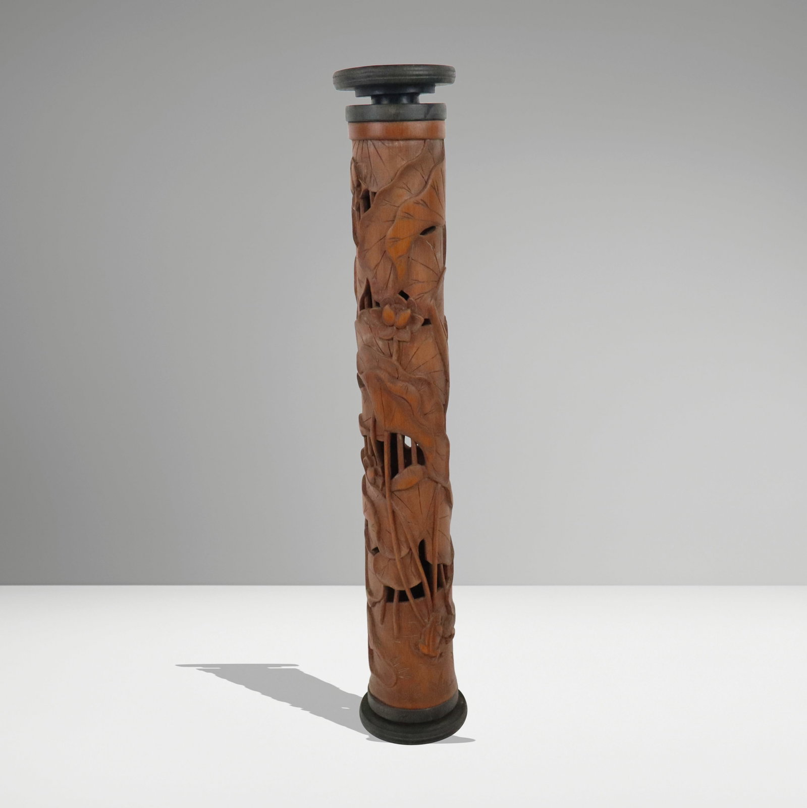 Chinese Carved Wood Xiangtong Perfume Holder (1 of 11)