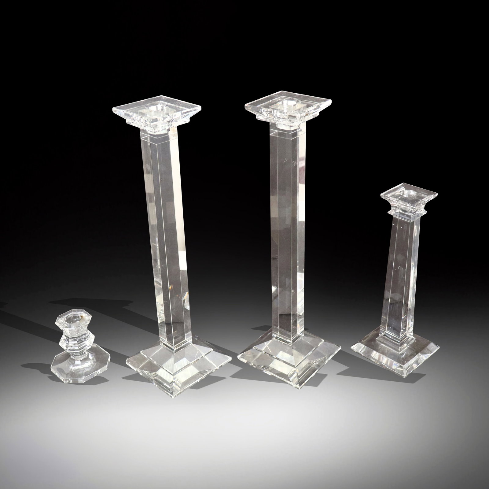 Tiffany, Baccarat & Ralph Lauren Group of Glass Ca (1 of 11)