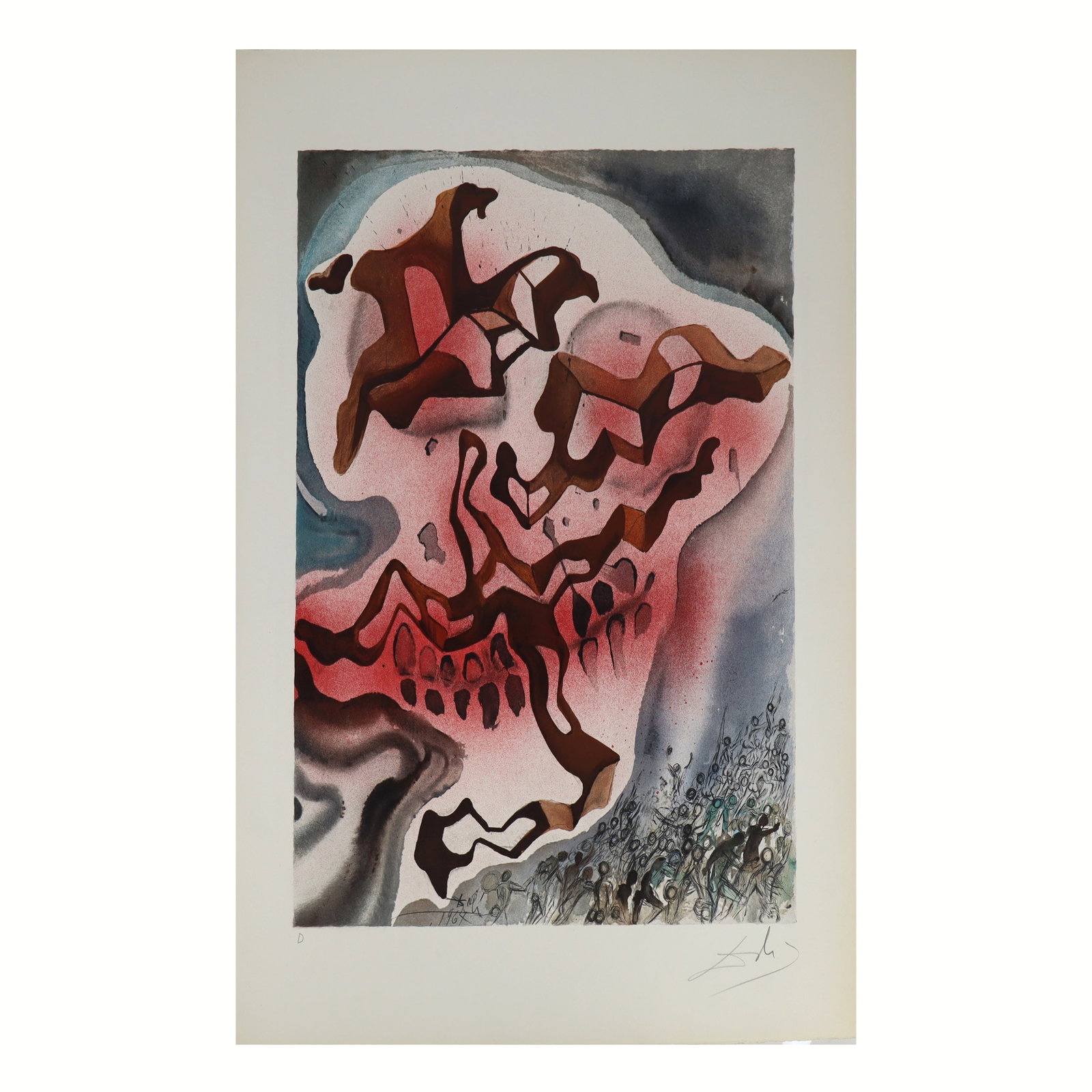 Salvador DALI: "Yea, Though I Walk..." - Lithograph (1 of 12)