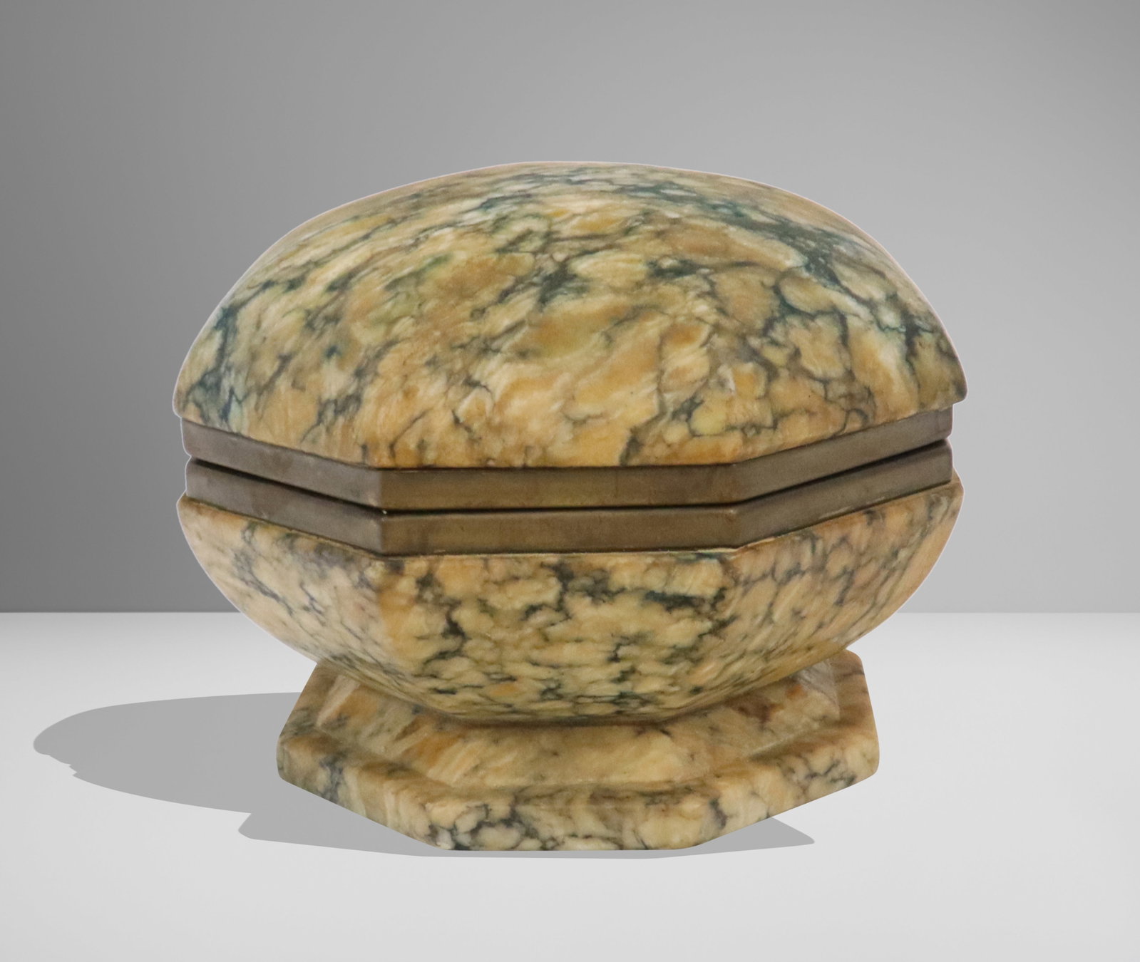 Hexagonal Alabaster Box - 4
