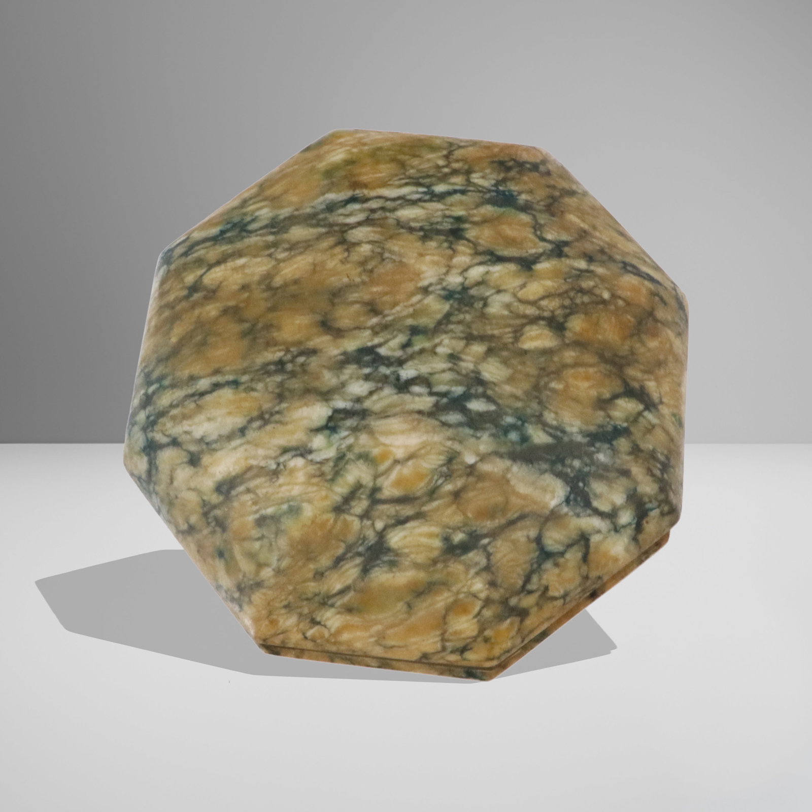 Hexagonal Alabaster Box - 5