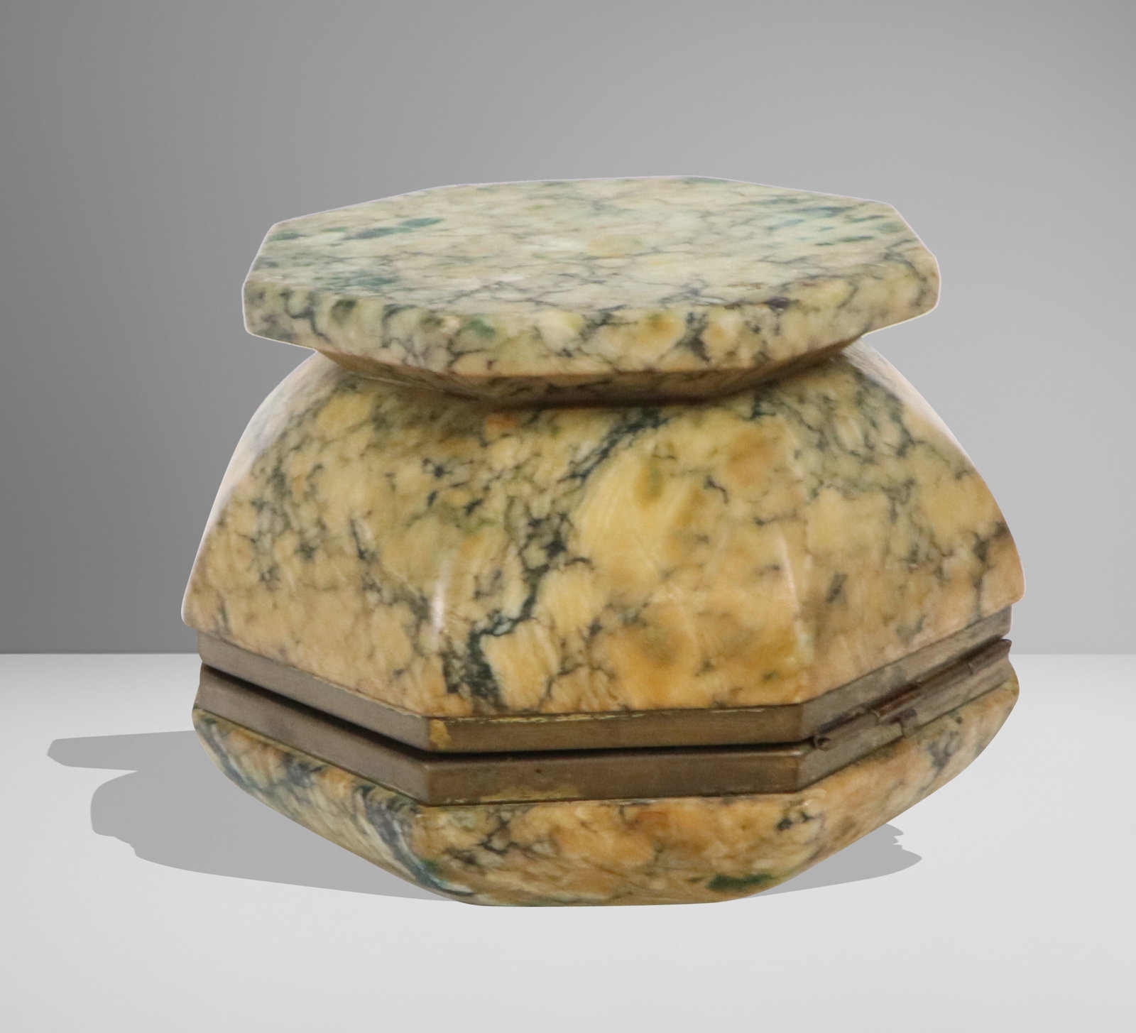 Hexagonal Alabaster Box - 6