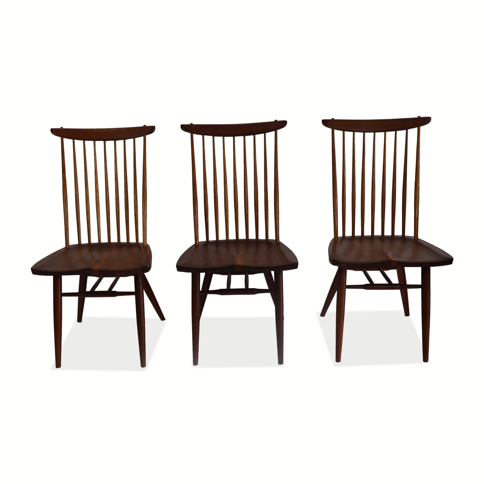 8 George Nakashima Walnut "New" Dining Chairs - 19