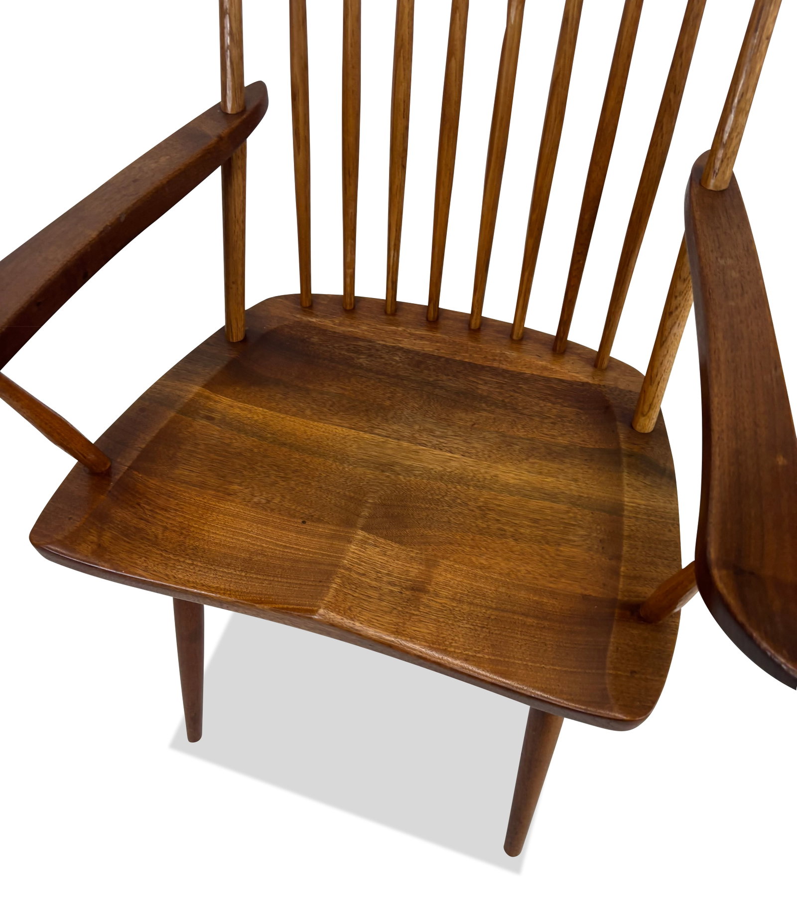 8 George Nakashima Walnut "New" Dining Chairs - 6