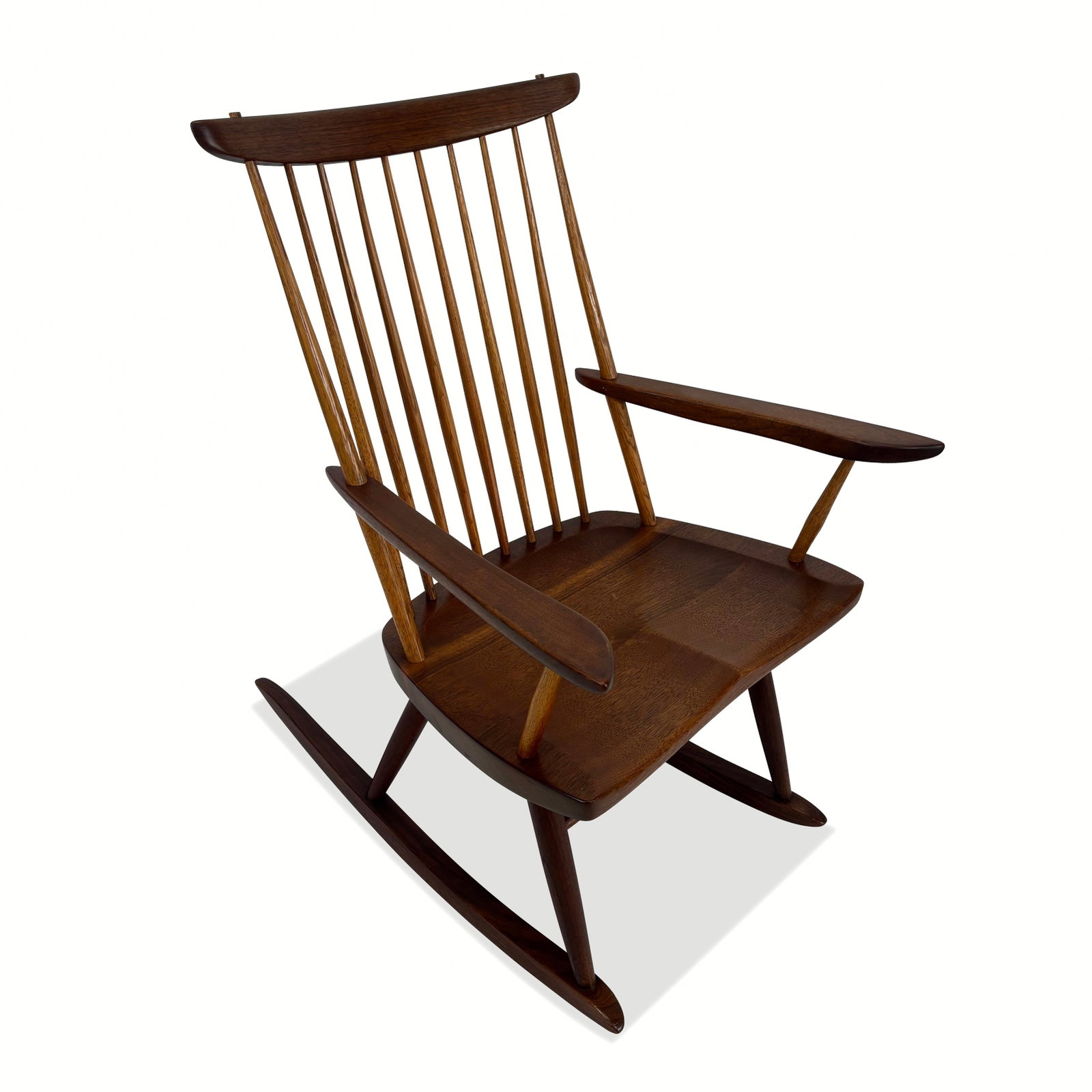 George Nakashima 1970s Walnut Lounge Chair Rocker (1 of 12)