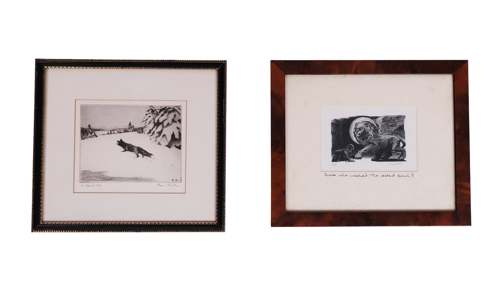 Simon BRETT & Hans KLEIBER Etchings, 2 (1 of 13)