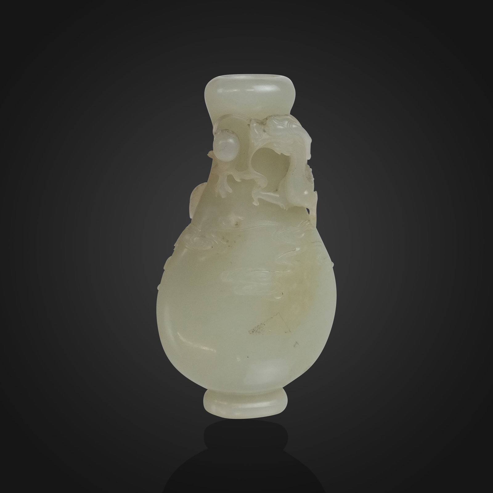 Chinese Jade Vase with Dragon (1 of 17)