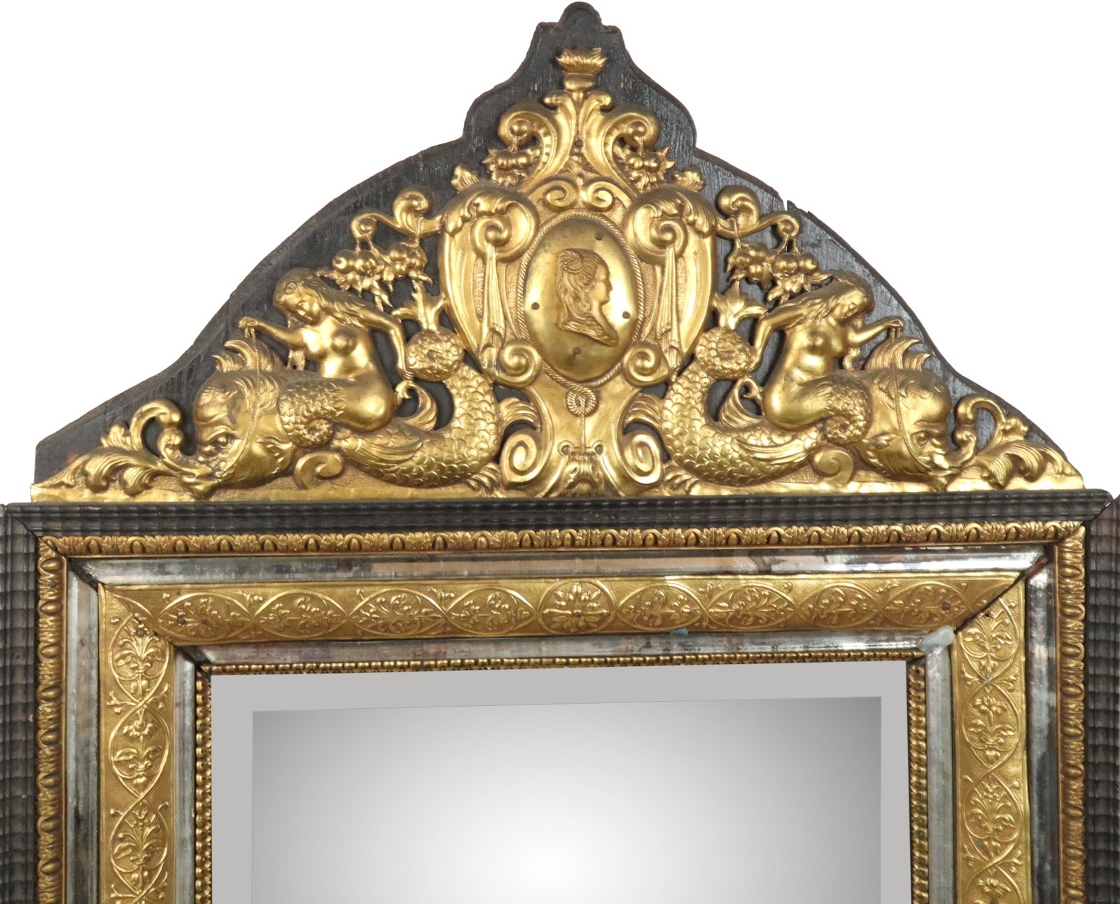 Dutch Repousse Mirror - 12