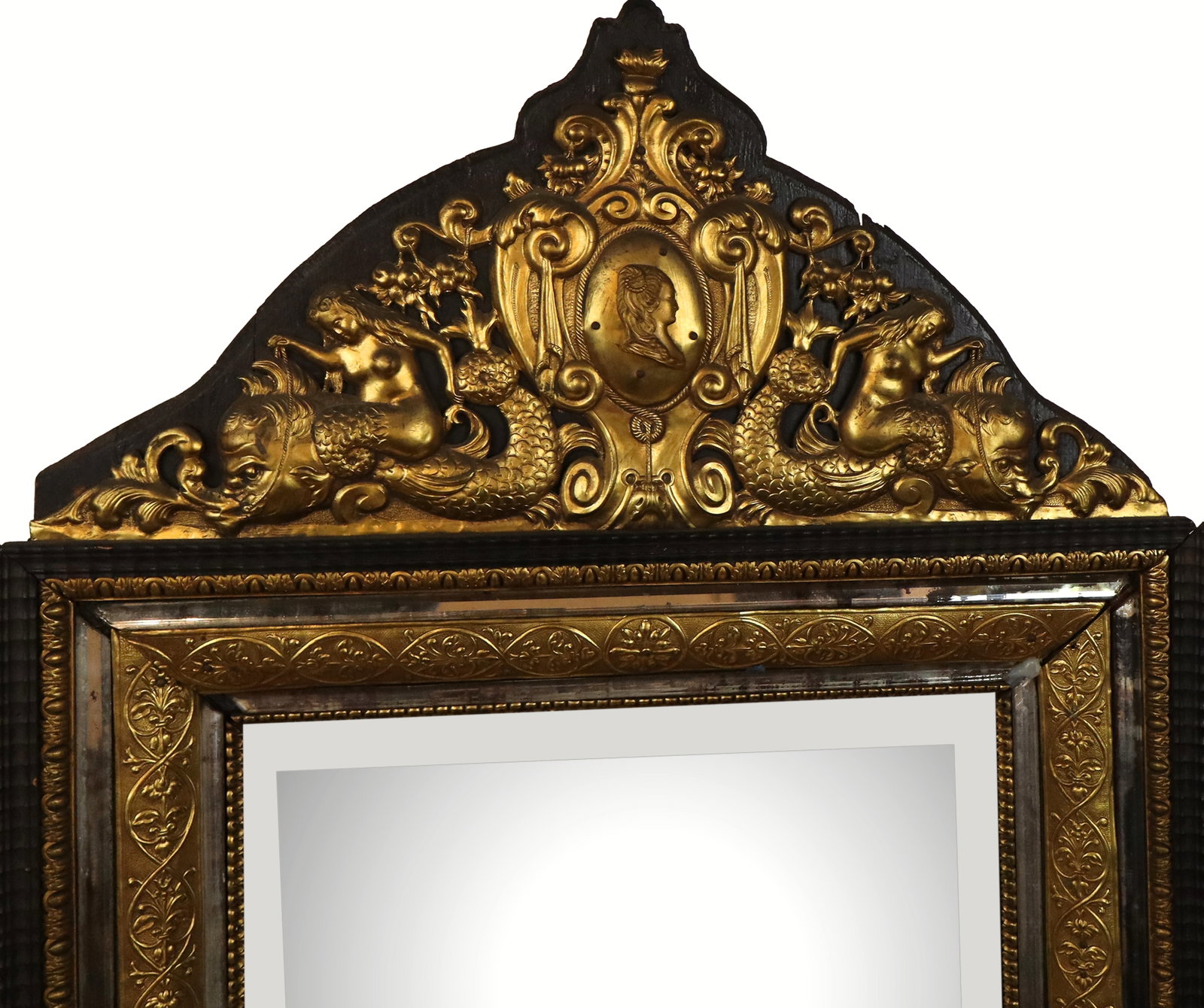 Dutch Repousse Mirror - 4