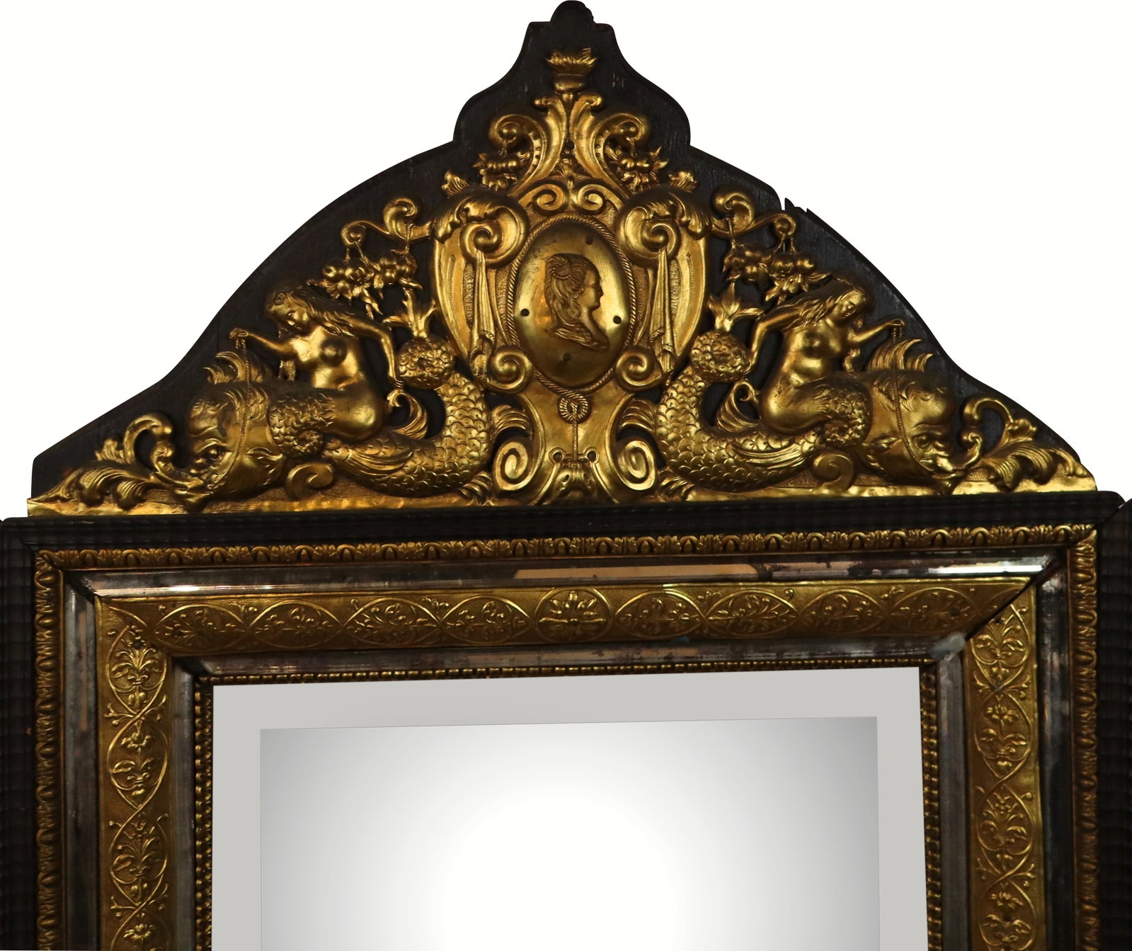 Dutch Repousse Mirror - 8