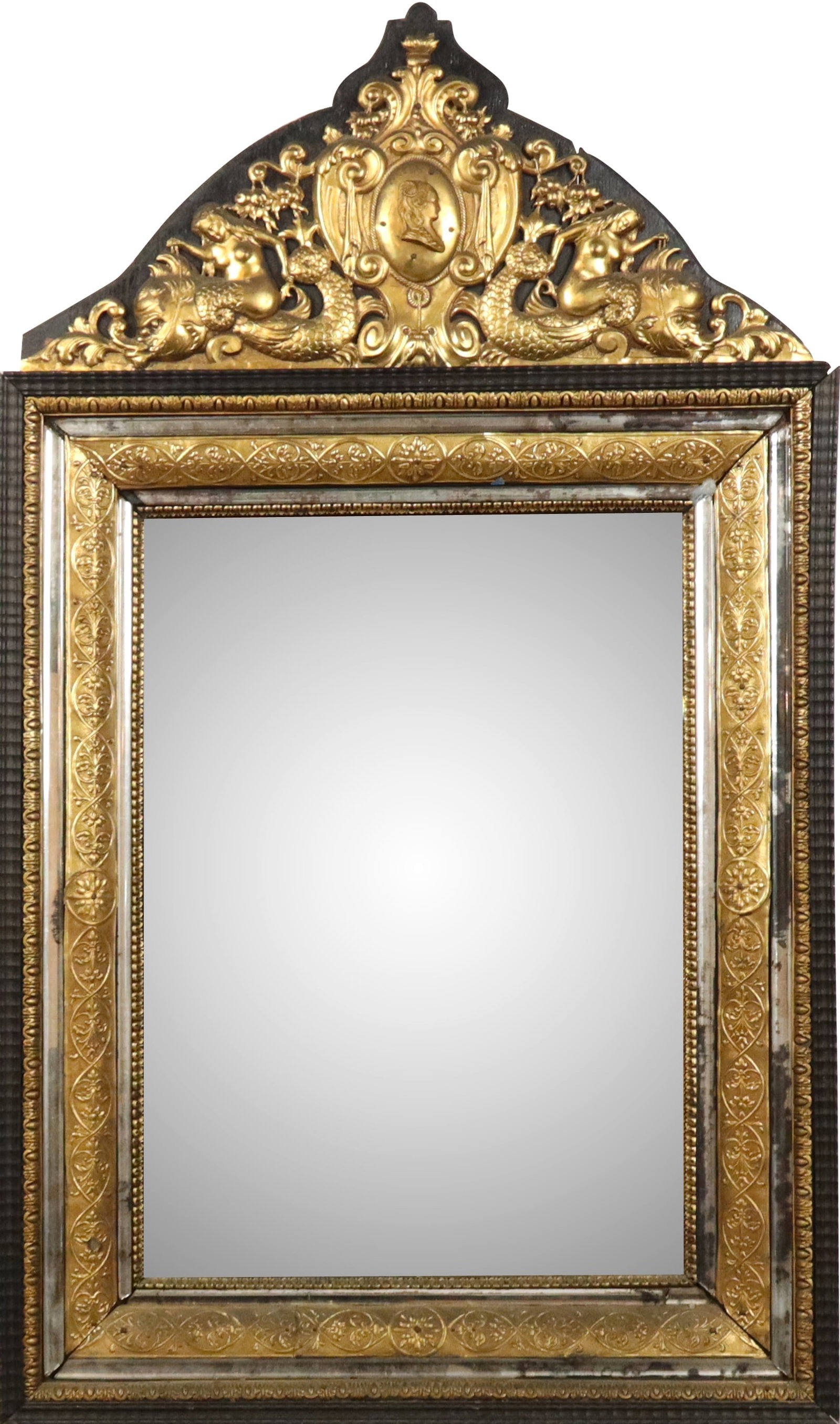 Dutch Repousse Mirror - 9