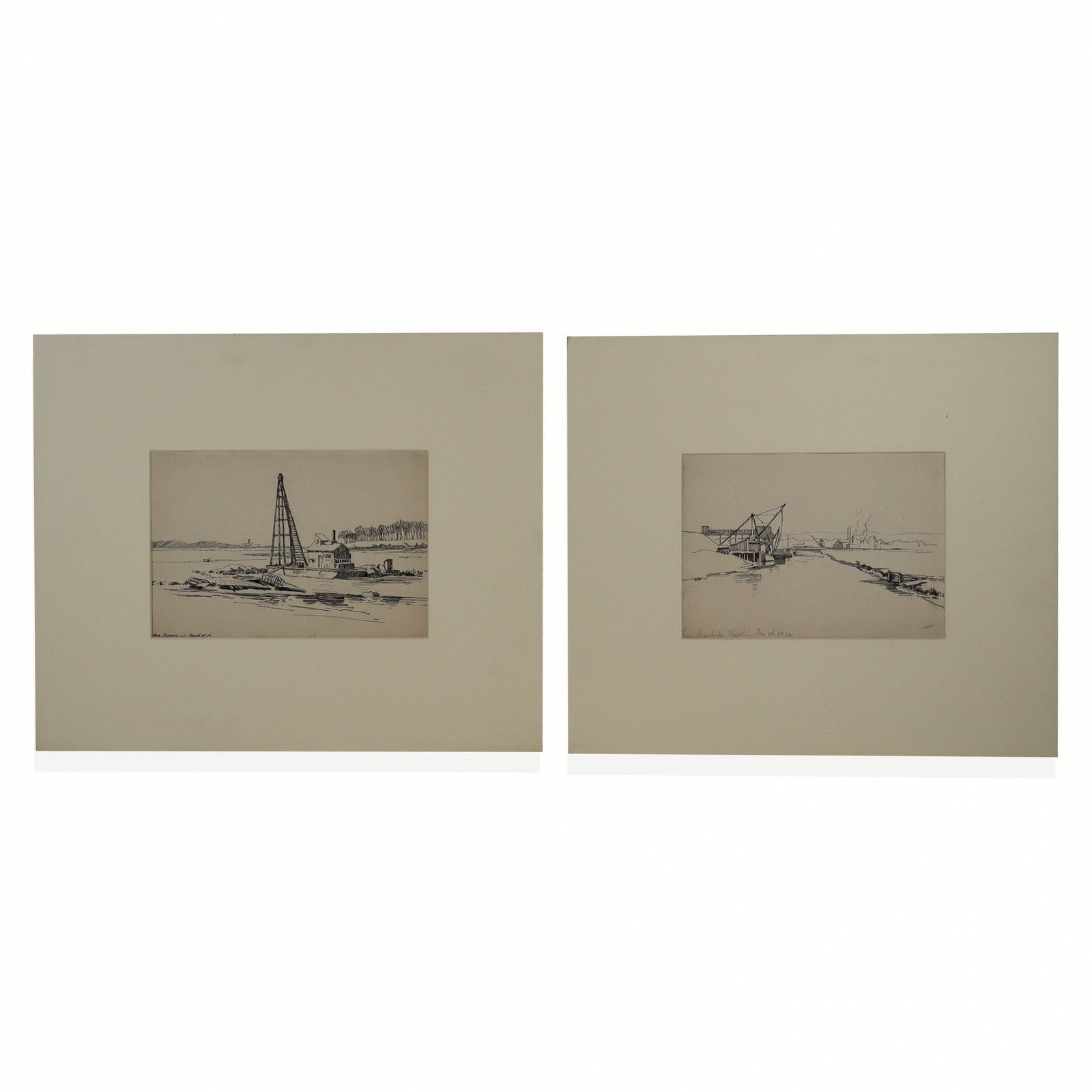 Two American School Early 20th C. River Landscapes (1 of 17)